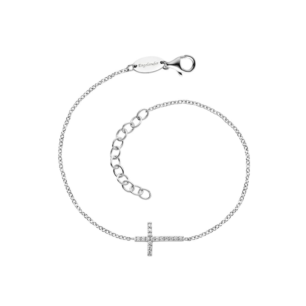 Engelsrufer Silberarmband »Armband, Armkette, Kreuz, ERB-LILCROSS-ZI«