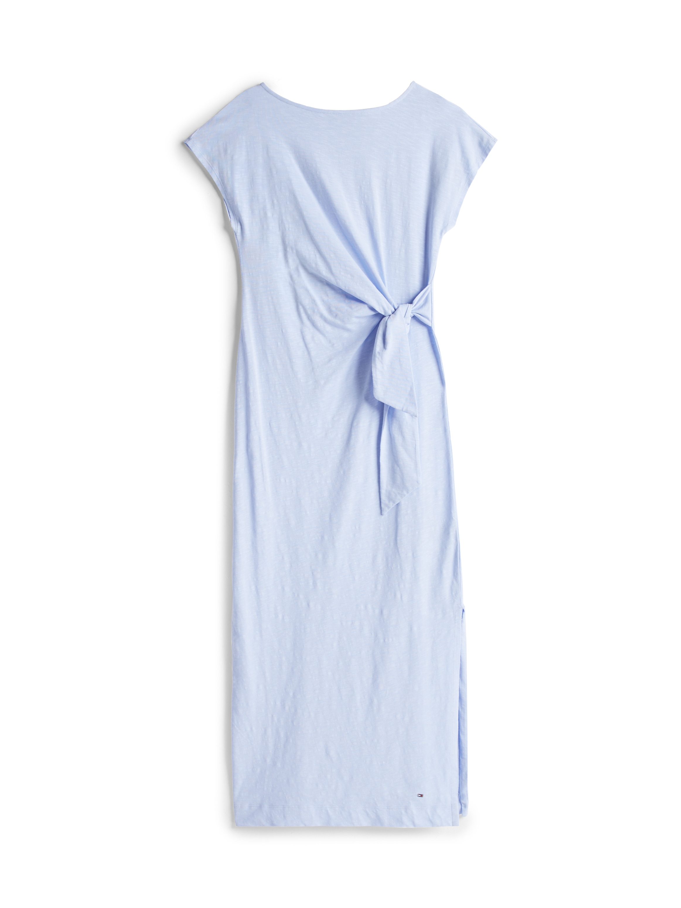 Tommy Hilfiger Midikleid »KNOT BOAT-NK MIDI DRESS SS«, mit Knotendetail