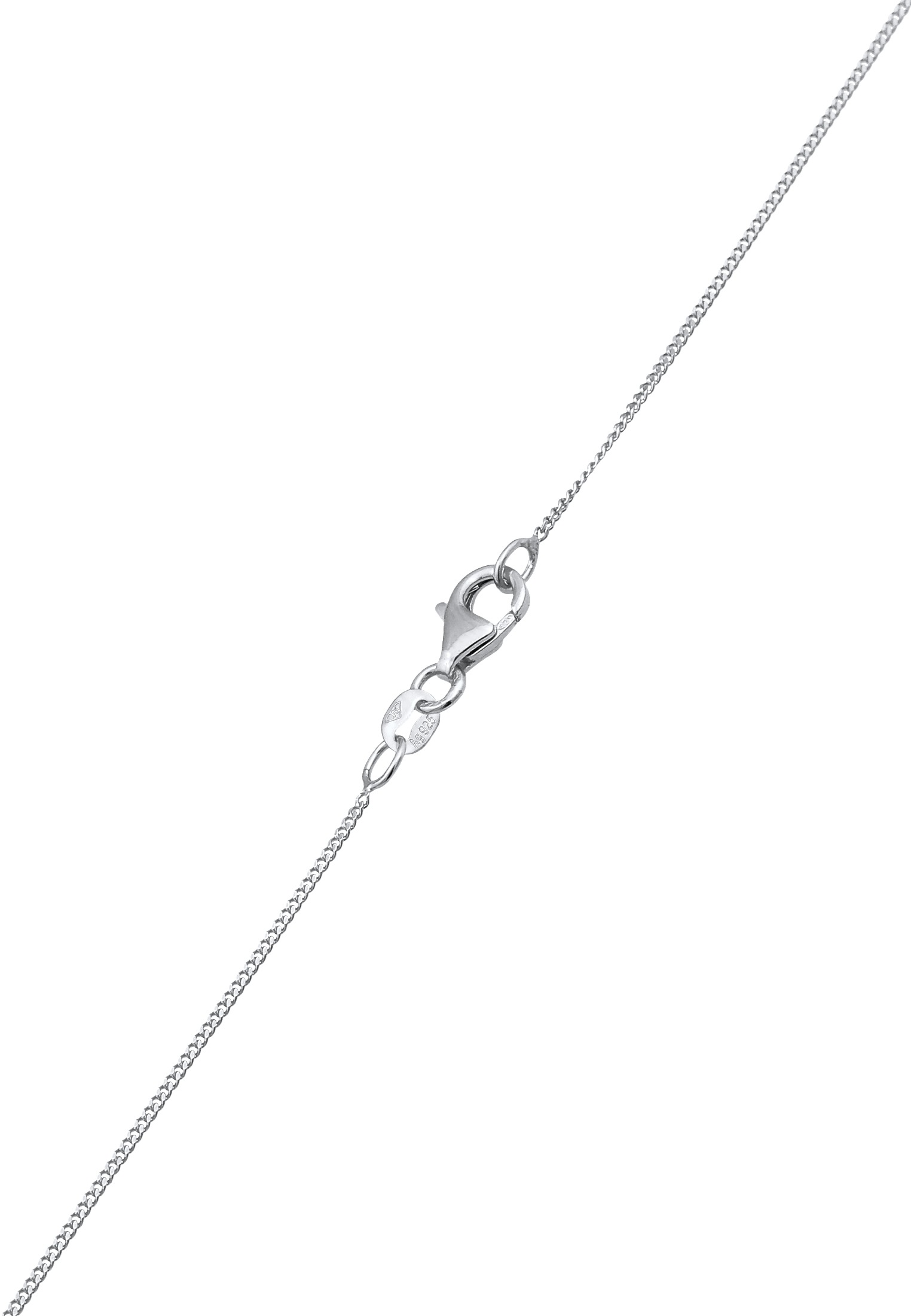 Elli Lange Kette »Halskette Panzerkette glänzend 925 Sterling Silber«