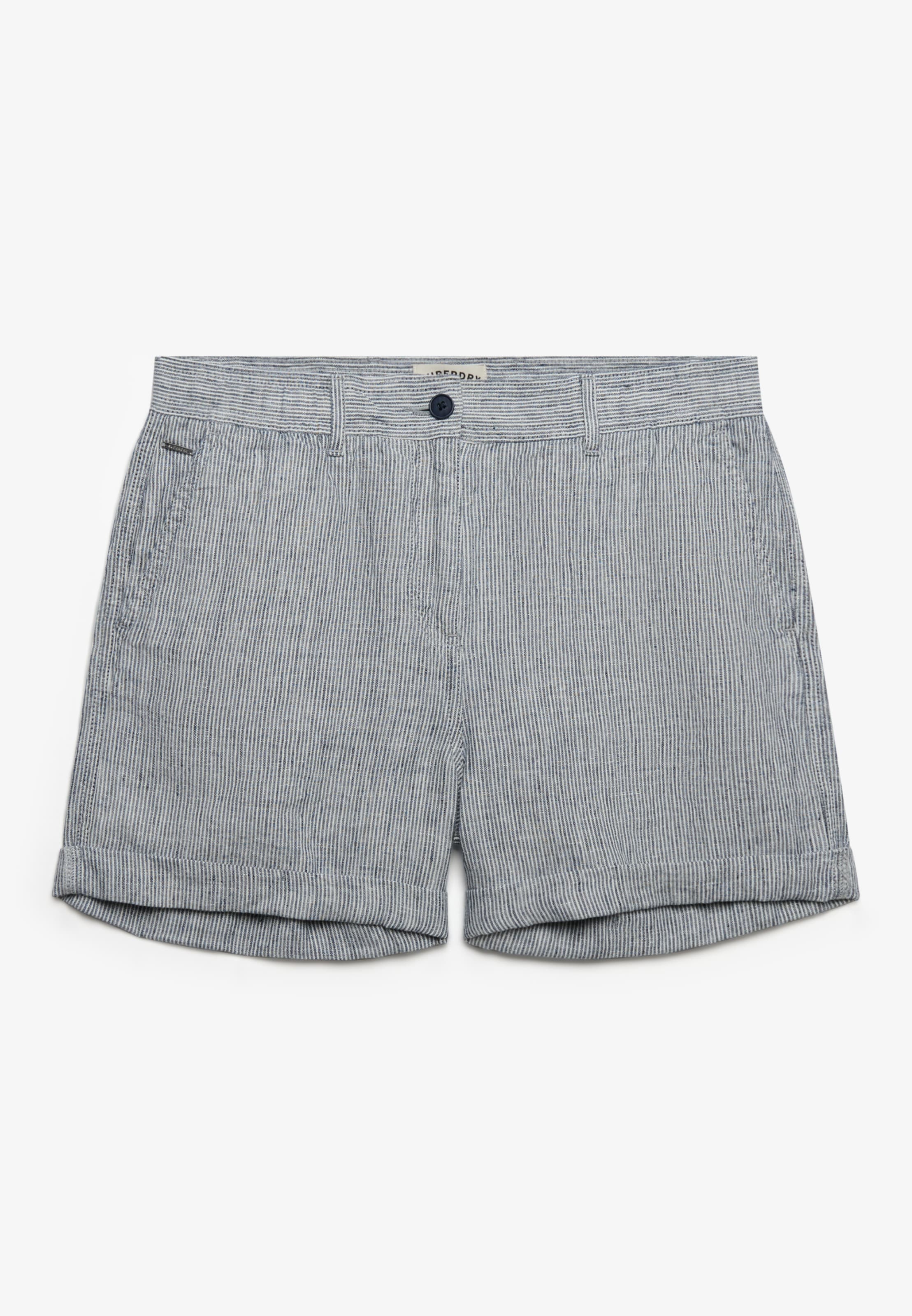 Superdry Shorts »MID RISE LINEN SHORT«  aus 100% Leinen