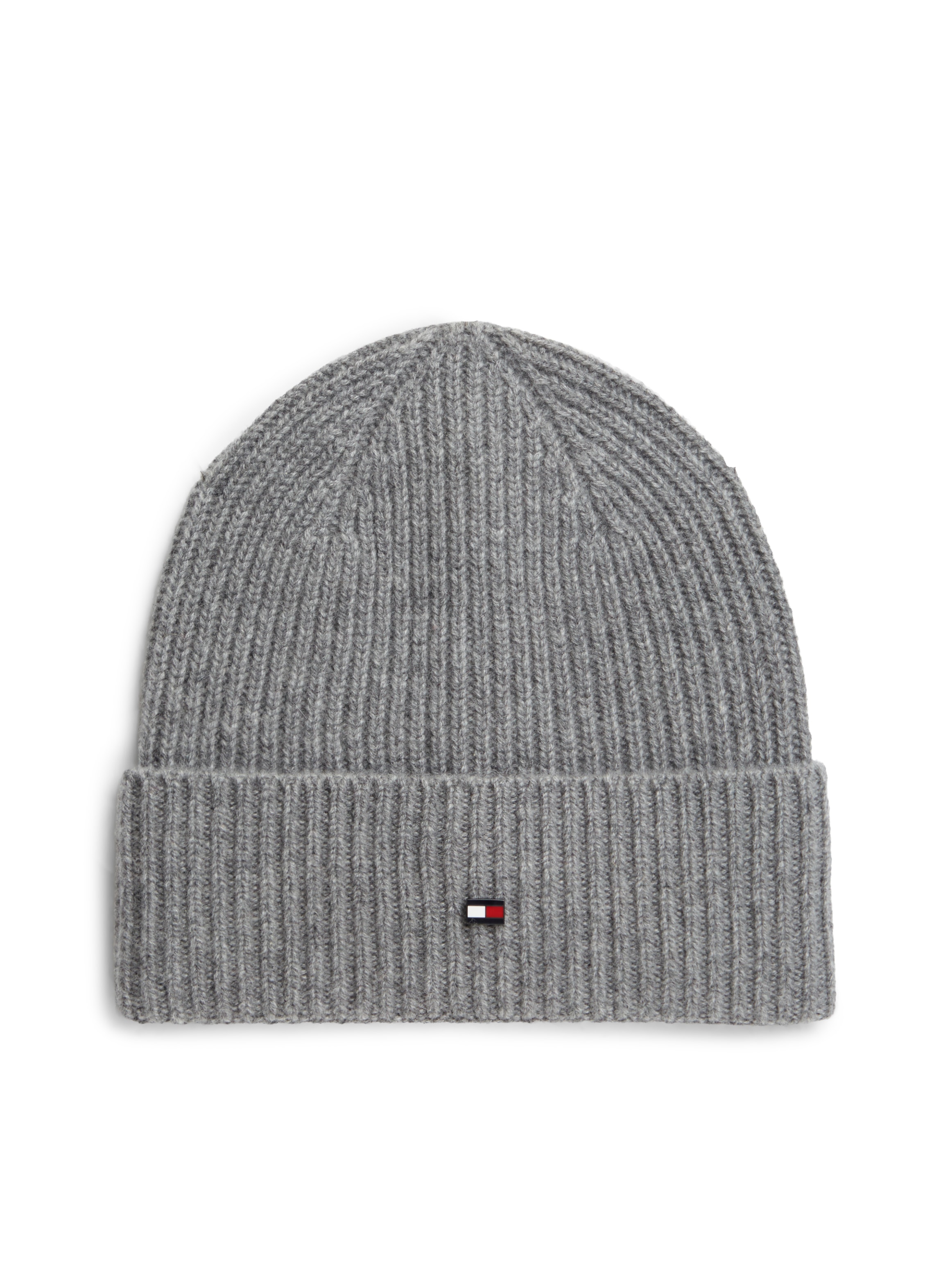 Tommy Hilfiger Strickmütze »FLAG CASHMERE BEANIE« One size mit Markenlogo