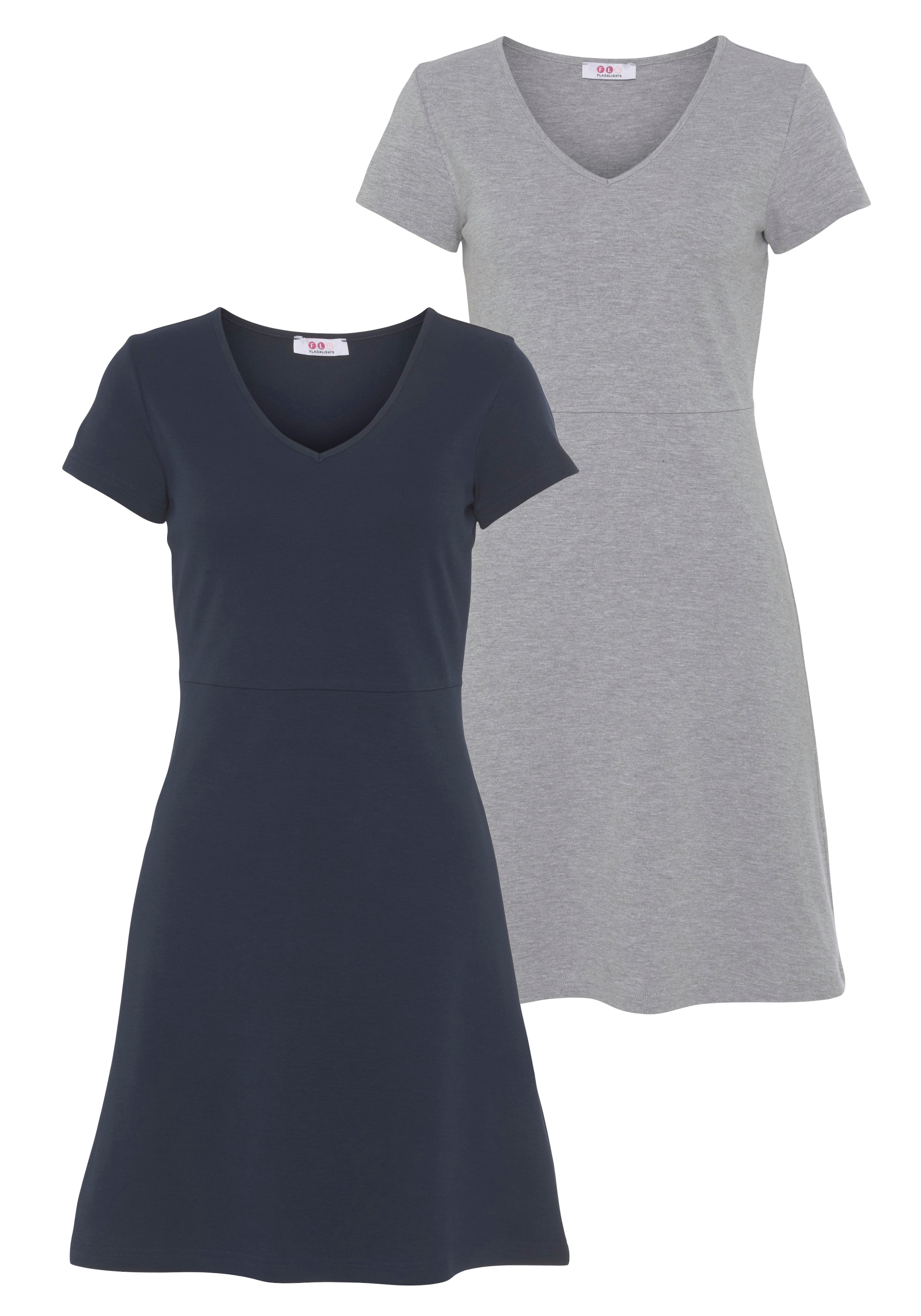Flashlights A-Linien-Kleid, OTTO online (2 NEUE bei KOLLEKTION aus Jersey tlg.)
