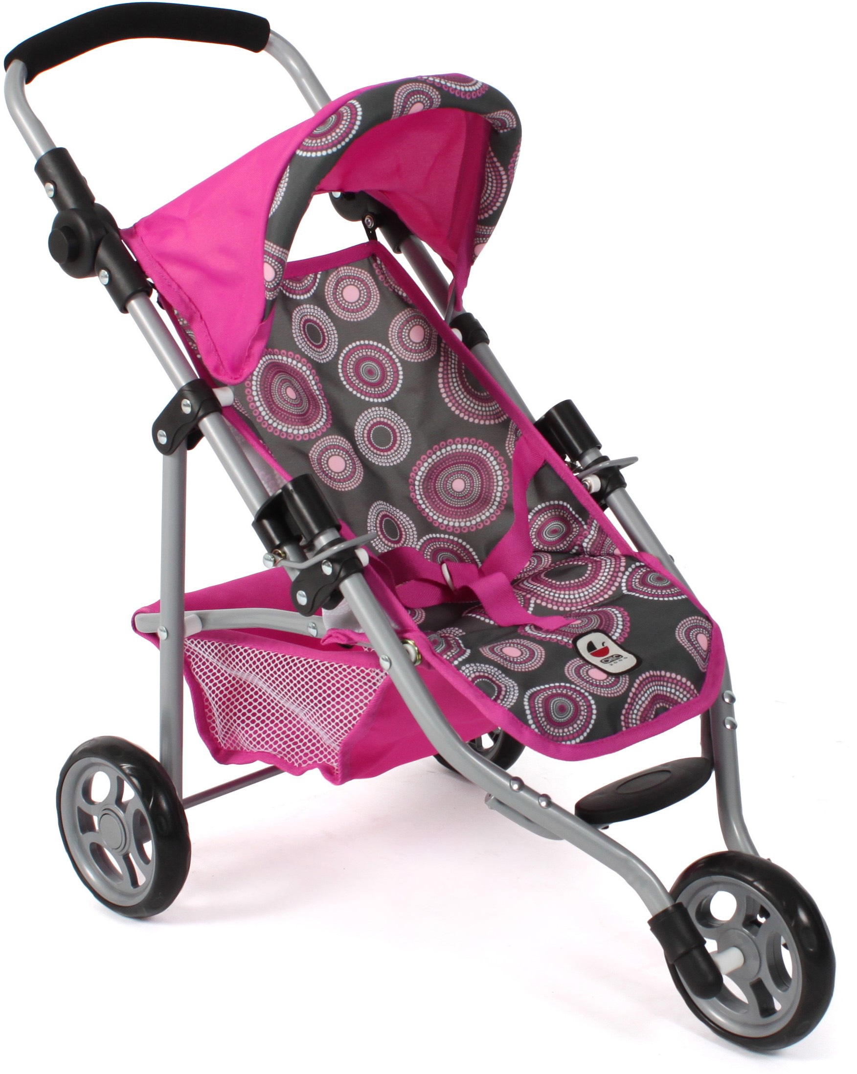 CHIC2000 Puppenbuggy »Jogging-Buggy Lola, Hot Pink«, mit klappbarem Verdeck