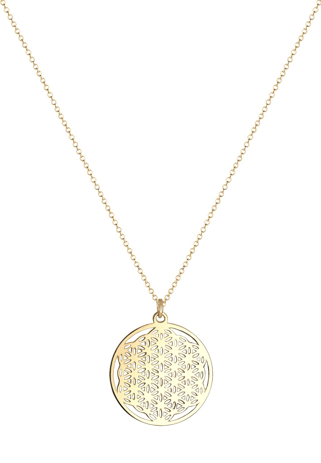 Elli Lange Kette »Halskette Anhänger Ornament 925 Sterling Silber«