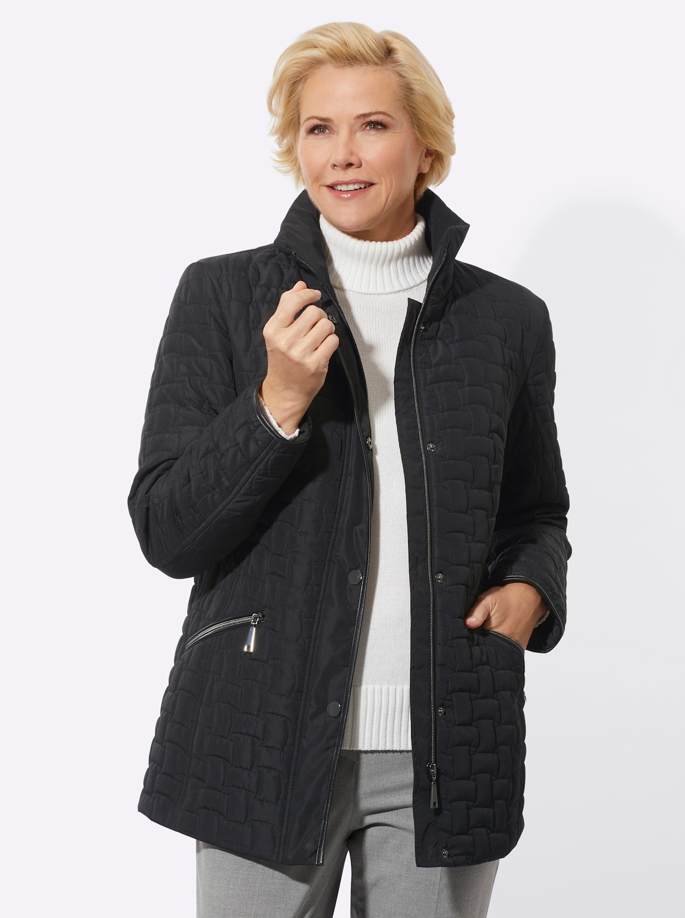 Classic Steppjacke, ohne Kapuze