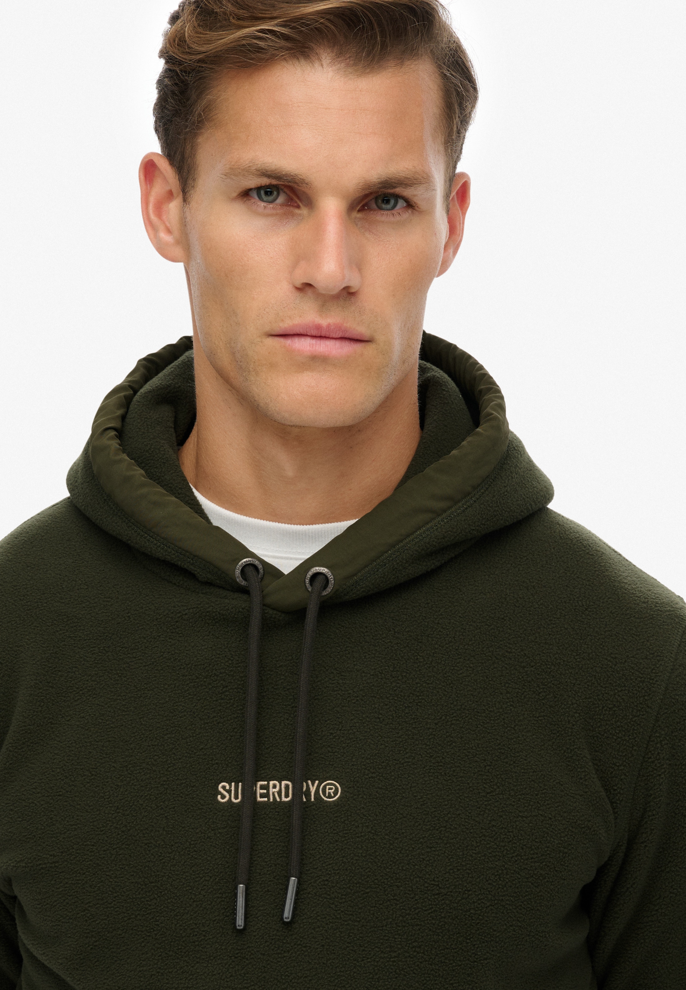 Superdry Kapuzensweatshirt »MICRO LOGO FLEECE HOOD«