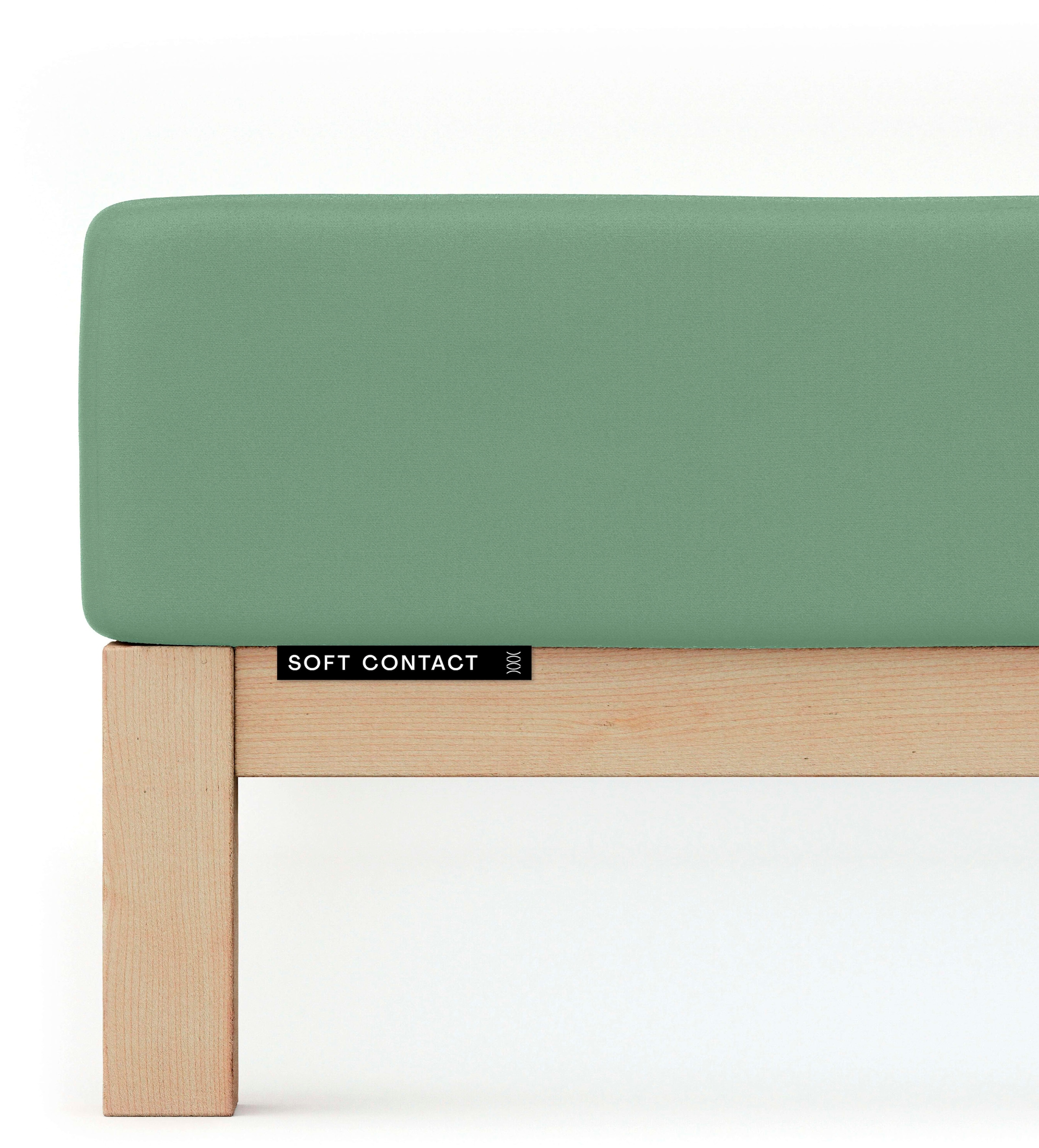 Schlafgut Spannbettlaken »Soft Contact«, 100% Bio Baumwolle