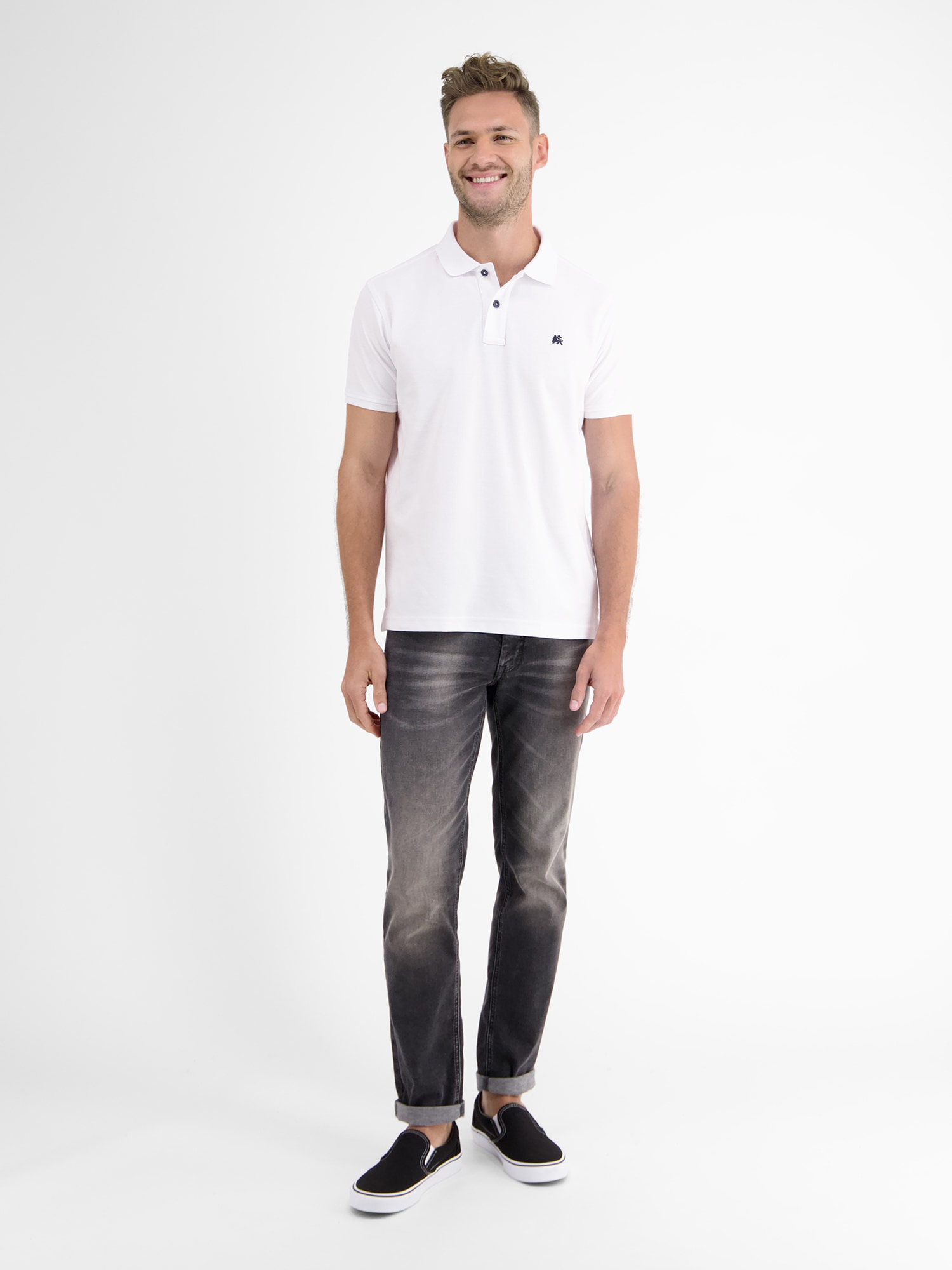 LERROS Poloshirt »COOL & DRY« mit Logo-Stickerei