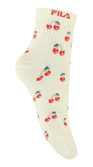 Fila Sneakersocken 6 Paar,  Cotton-Mix, Cherry-Design