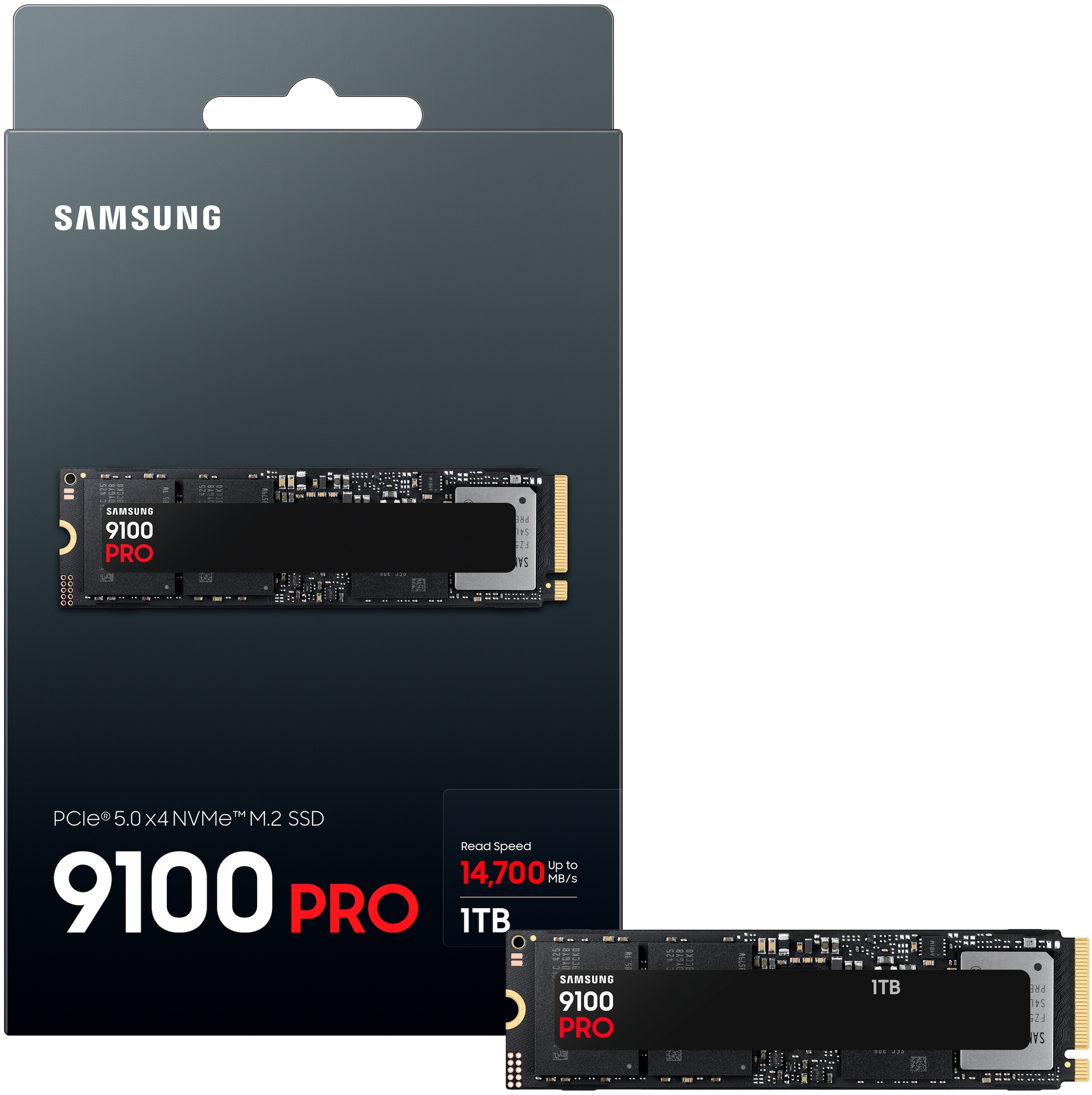 Samsung interne Gaming-SSD »9100 PRO SSD« 2.5 1 TB Anschluss PCI Express 5.0
