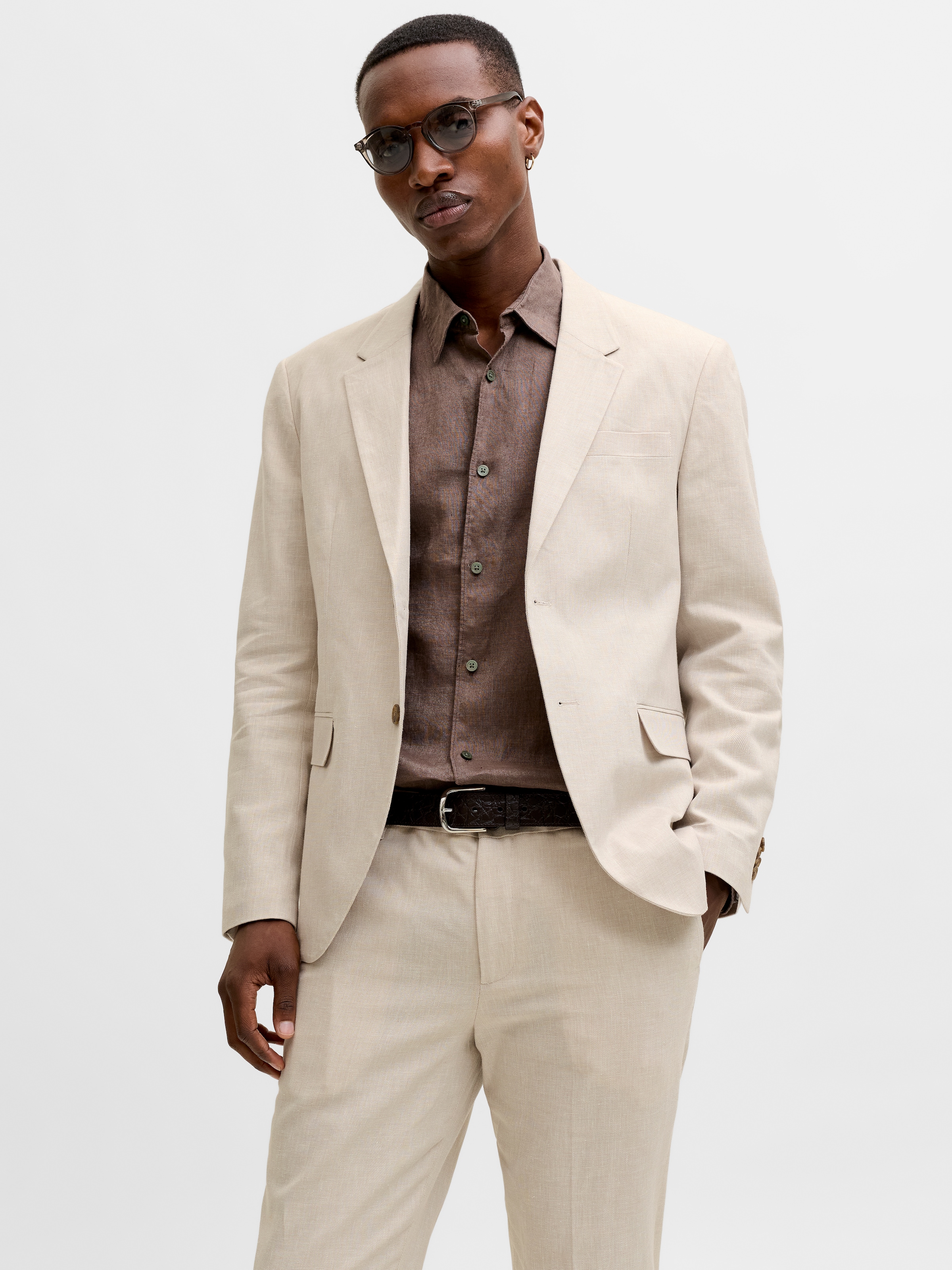 Jack & Jones Sakko »JPRMARTIN SUMMER BLZ LINEN BLEND NO06 SN« Baumwollmischung, slim fit