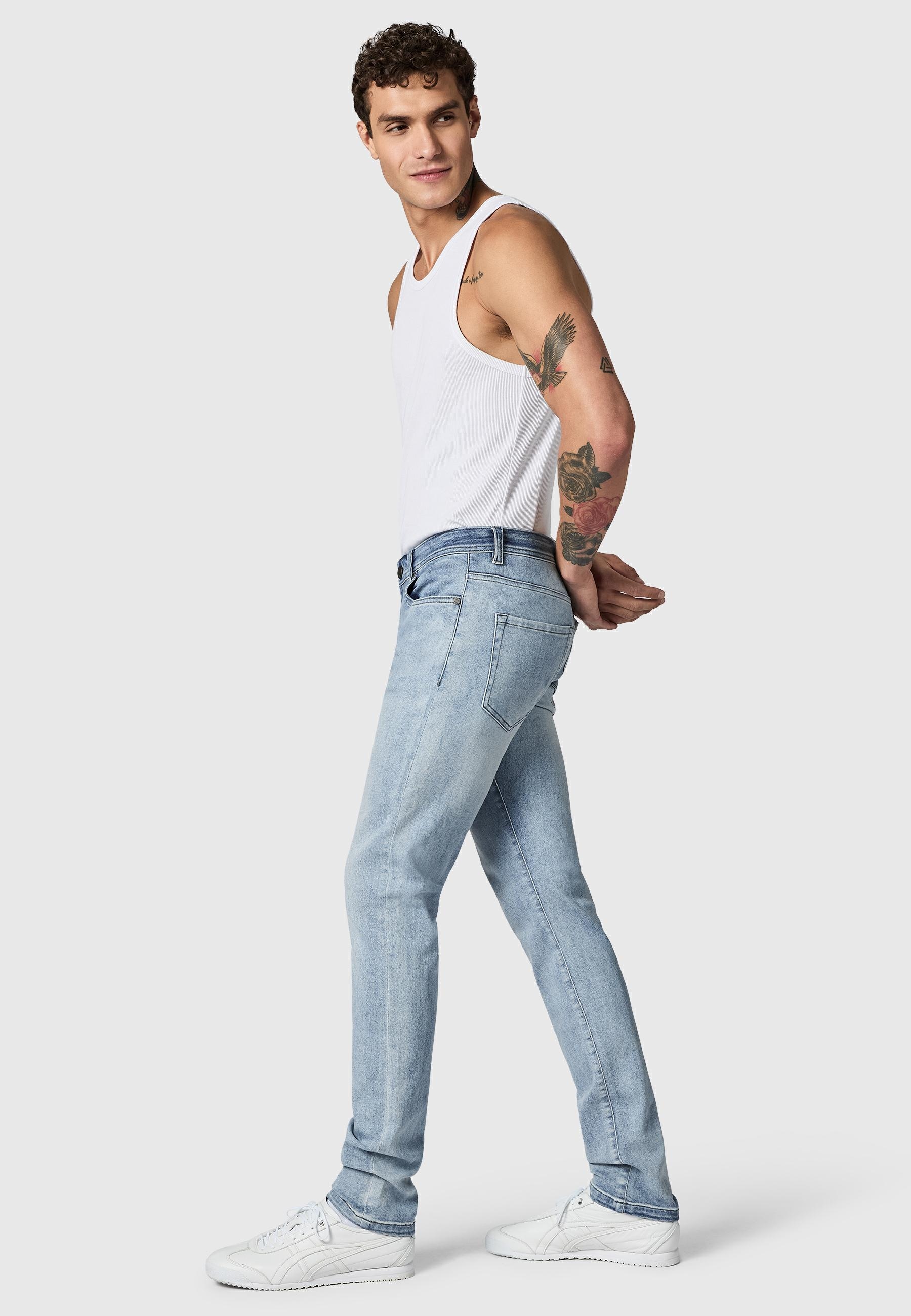 PEAK TIME Slim-fit-Jeans »Slim-fit-Jeans Mailand« Herren Jeans mit super hohem Stretch-Anteil