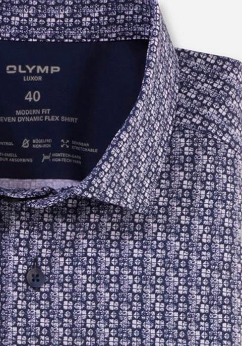 OLYMP Kurzarmhemd, in 24/7 Dynamic Flex Quality