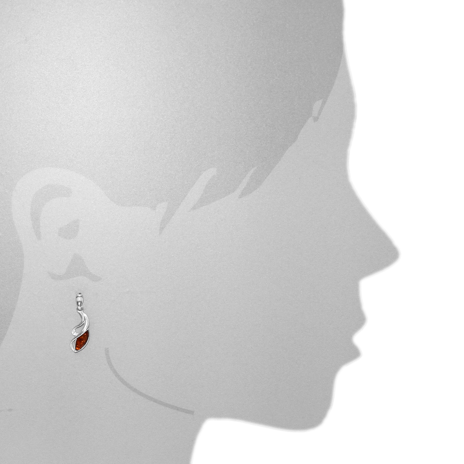 OSTSEE-SCHMUCK Paar Ohrhänger »- Cady - Silber 925/000 - Bernstein«