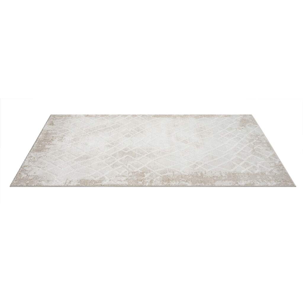 Carpet City Teppich »ANTIK215«, rechteckig, 10 mm Höhe, Kurzflor, 3D-Optik, Klassisch-Modern für Wohnzimmer, Schlafzimmer