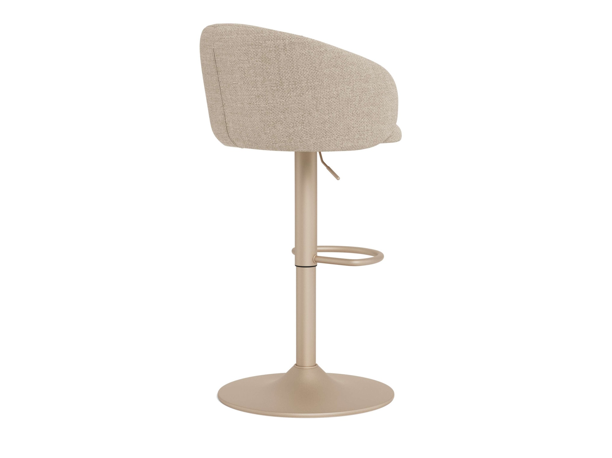 ACTONA GROUP Barhocker »Hocker« 1 Stk. tlg. beiger Stoff, mit Gaslift, Fußstütze und Drehfunktion, FSC™