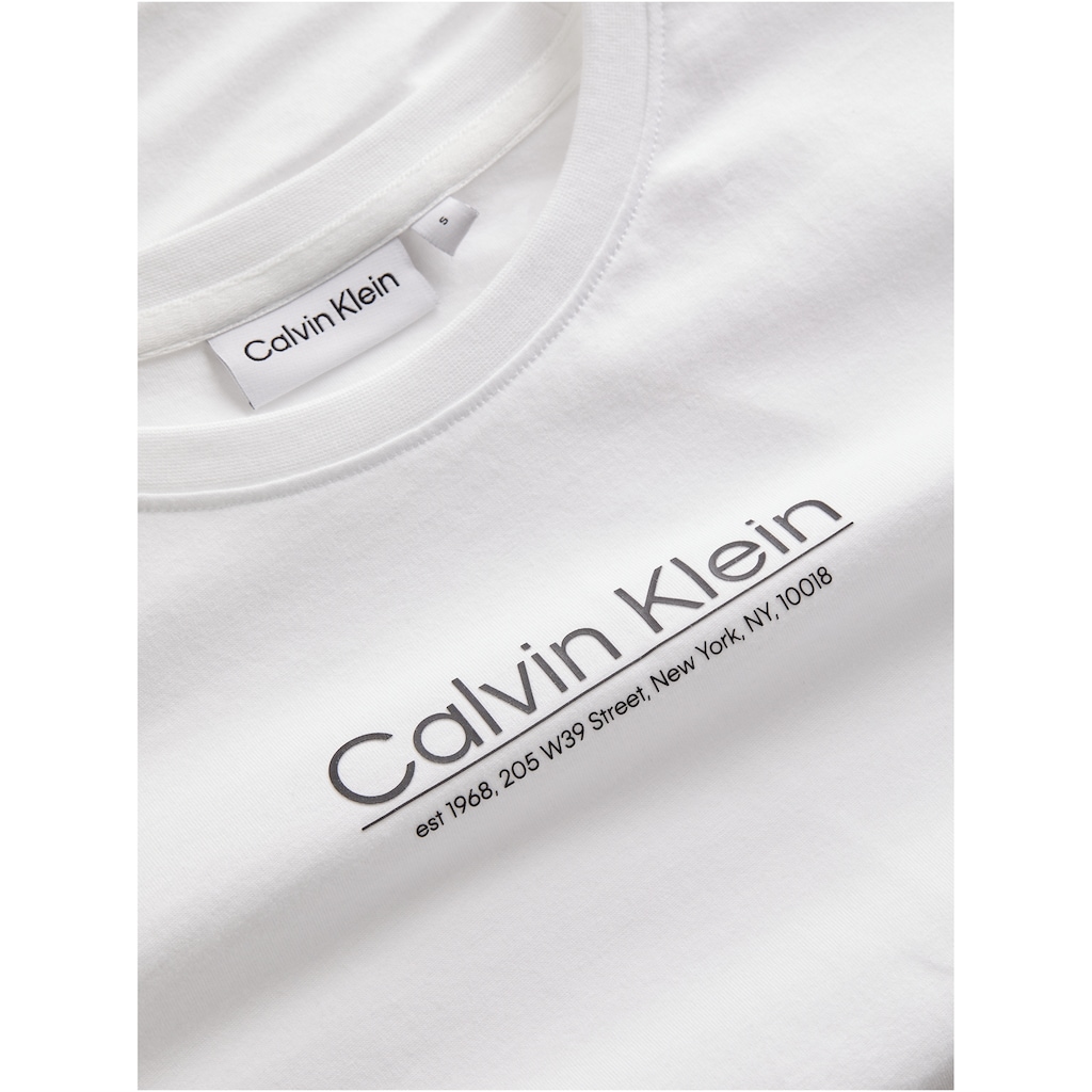 Calvin Klein T-Shirt »COORDINATES LOGO GRAPHIC T-SHIRT«