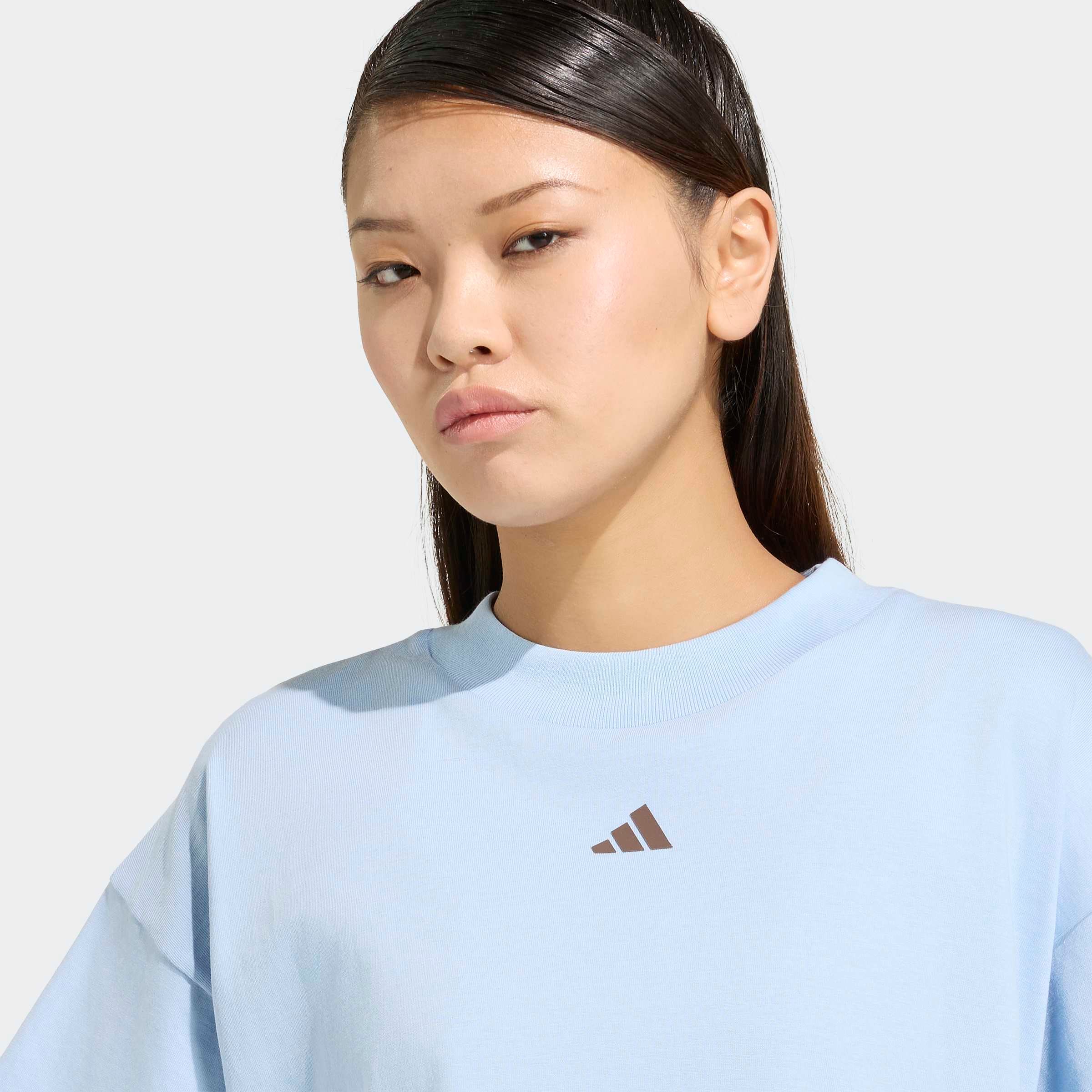 adidas Sportswear T-Shirt »3 STRIPES STUDIO BOYFRIEND« Print T-Shirt, locker geschnitten