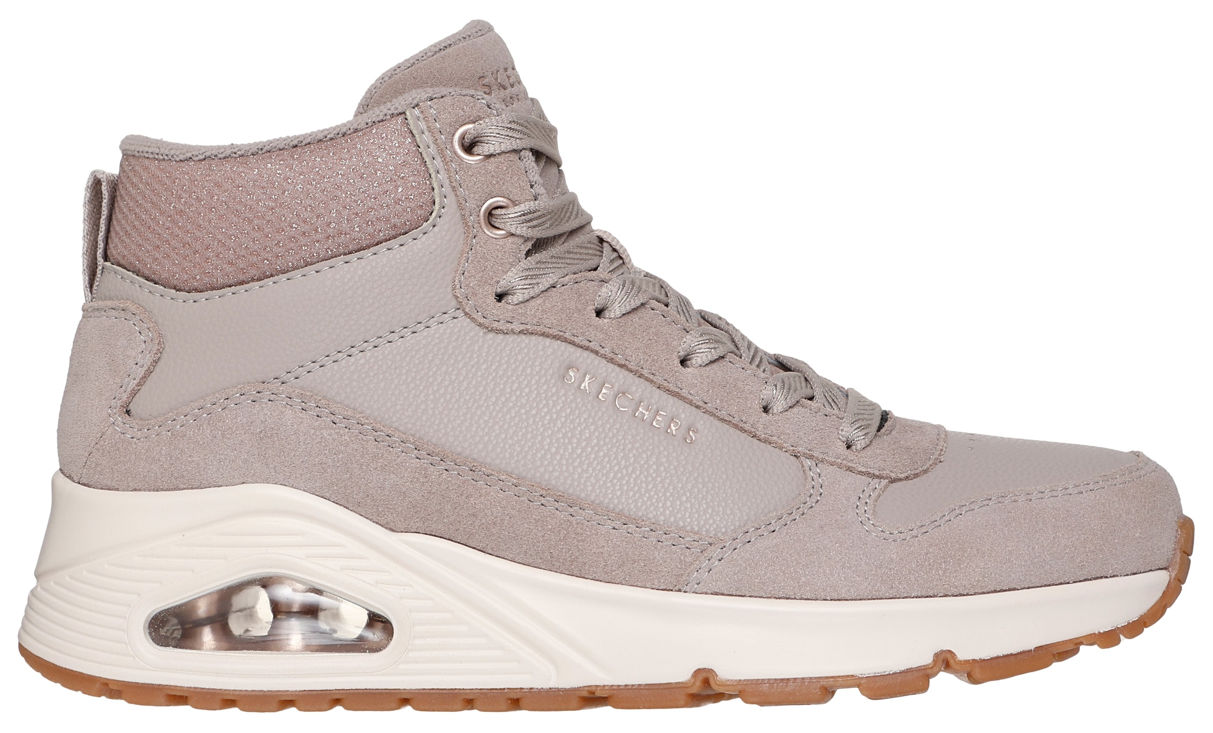 Skechers Keilsneaker »UNO-STACRE SHINE«  High Top Sneaker, Schnürboots mit Luftkammern Sohle