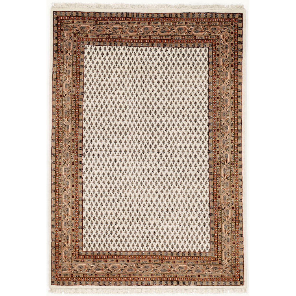 OCI DIE TEPPICHMARKE Orientteppich »Sakki Mir«, rechteckig, reine Wolle, hochwertig handgeknüpft, mit Fransen, Wohnzimmer