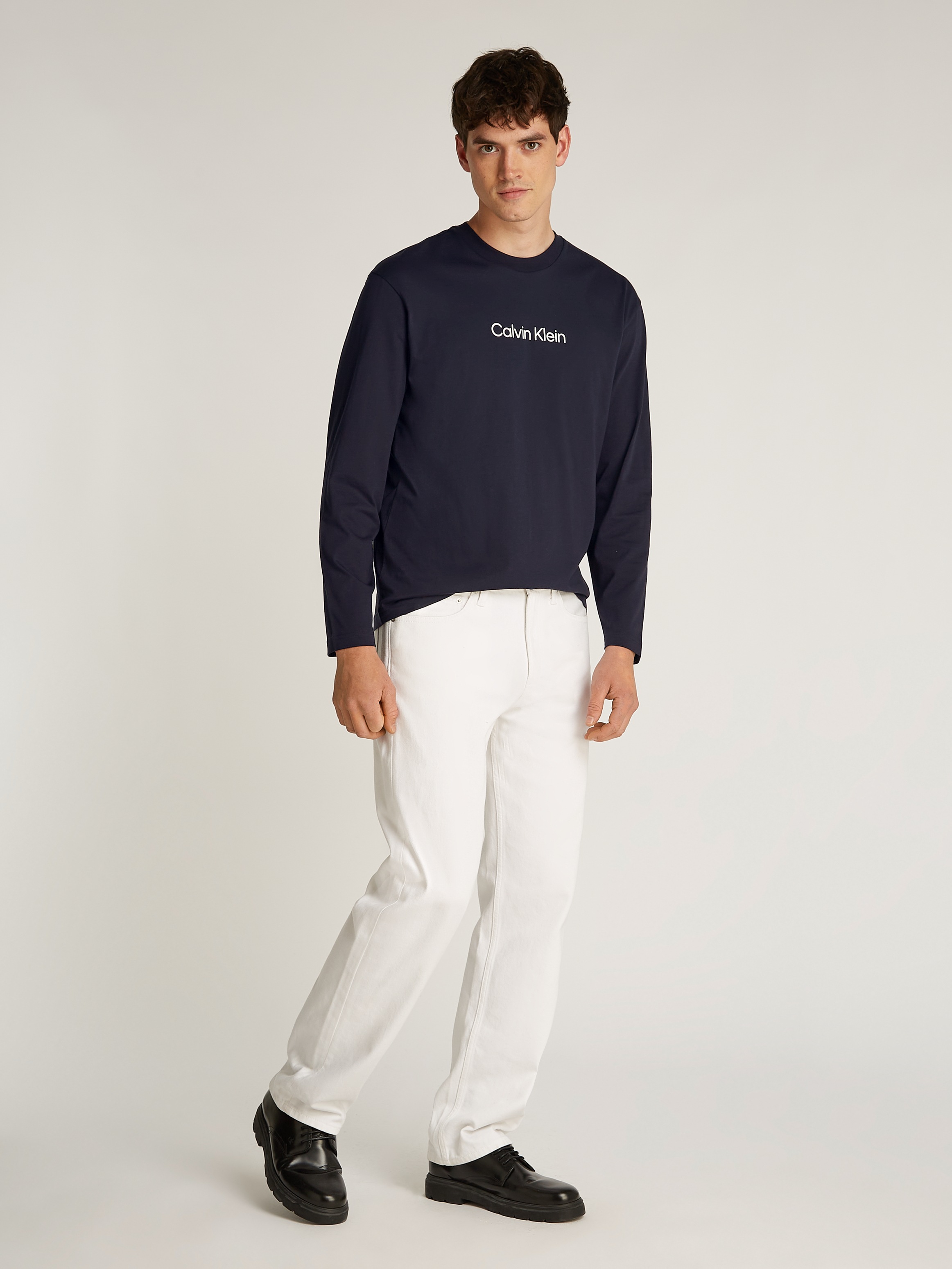 Calvin Klein Langarmshirt »HERO LOGO LS T-SHIRT«, mit Logoschriftzug