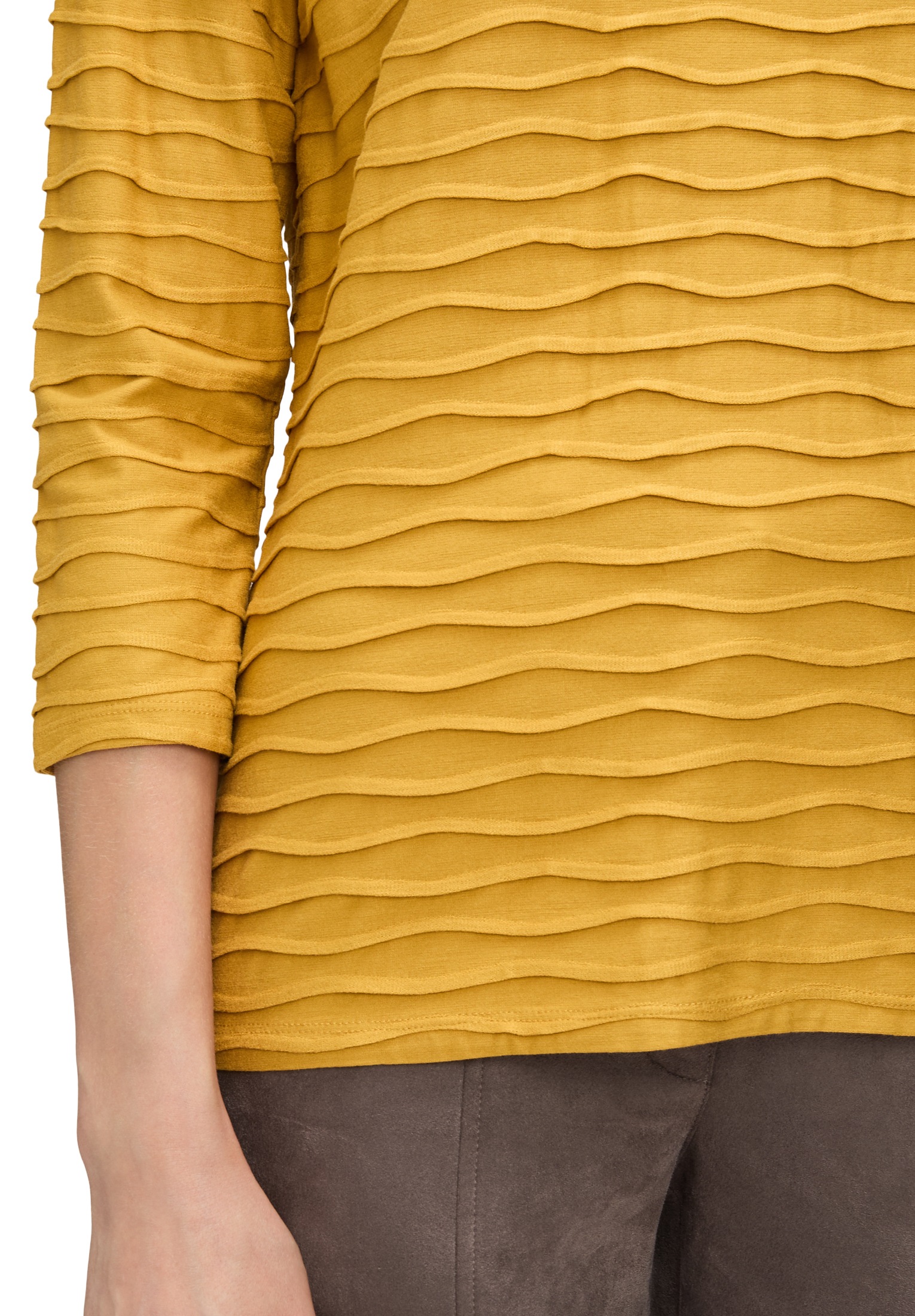 Betty Barclay Rundhalsshirt »Basic Shirt mit Wellenstruktur«