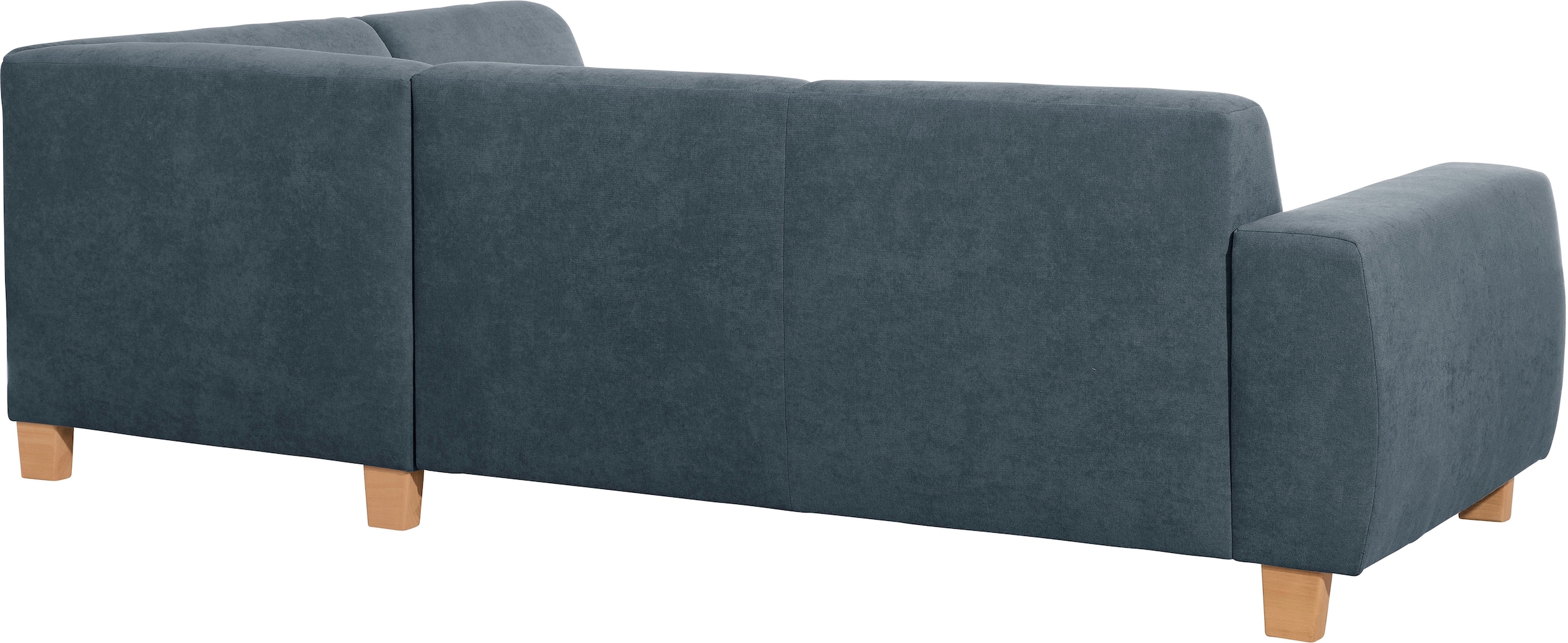 Max Winzer® Ecksofa »Blackpool modern, mittlere Sitzhärte mit hochwertiger Schaumpolsterung«, Lounge-Charakter durch niedrigen, leicht gewölbten Rücken