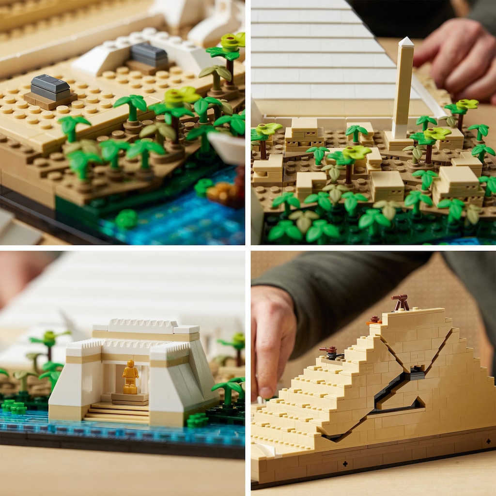 LEGO® Konstruktionsspielsteine »Cheops-Pyramide (21058), LEGO® Architecture«, (1476 St.)