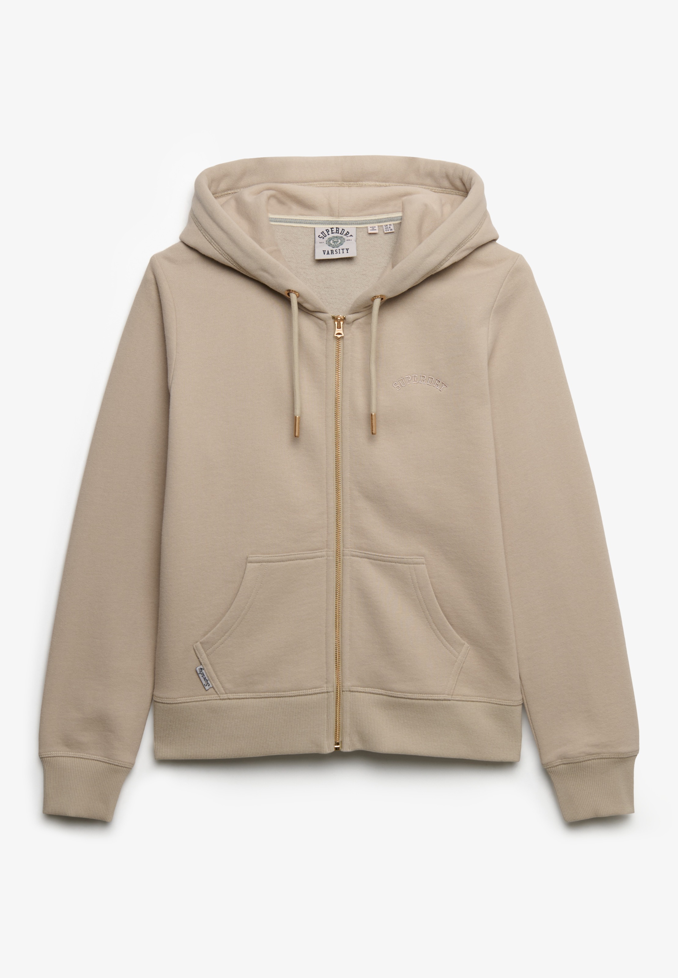 Superdry Kapuzensweatjacke »Essential Logo Ziphood Hb« Mit Logostickerei