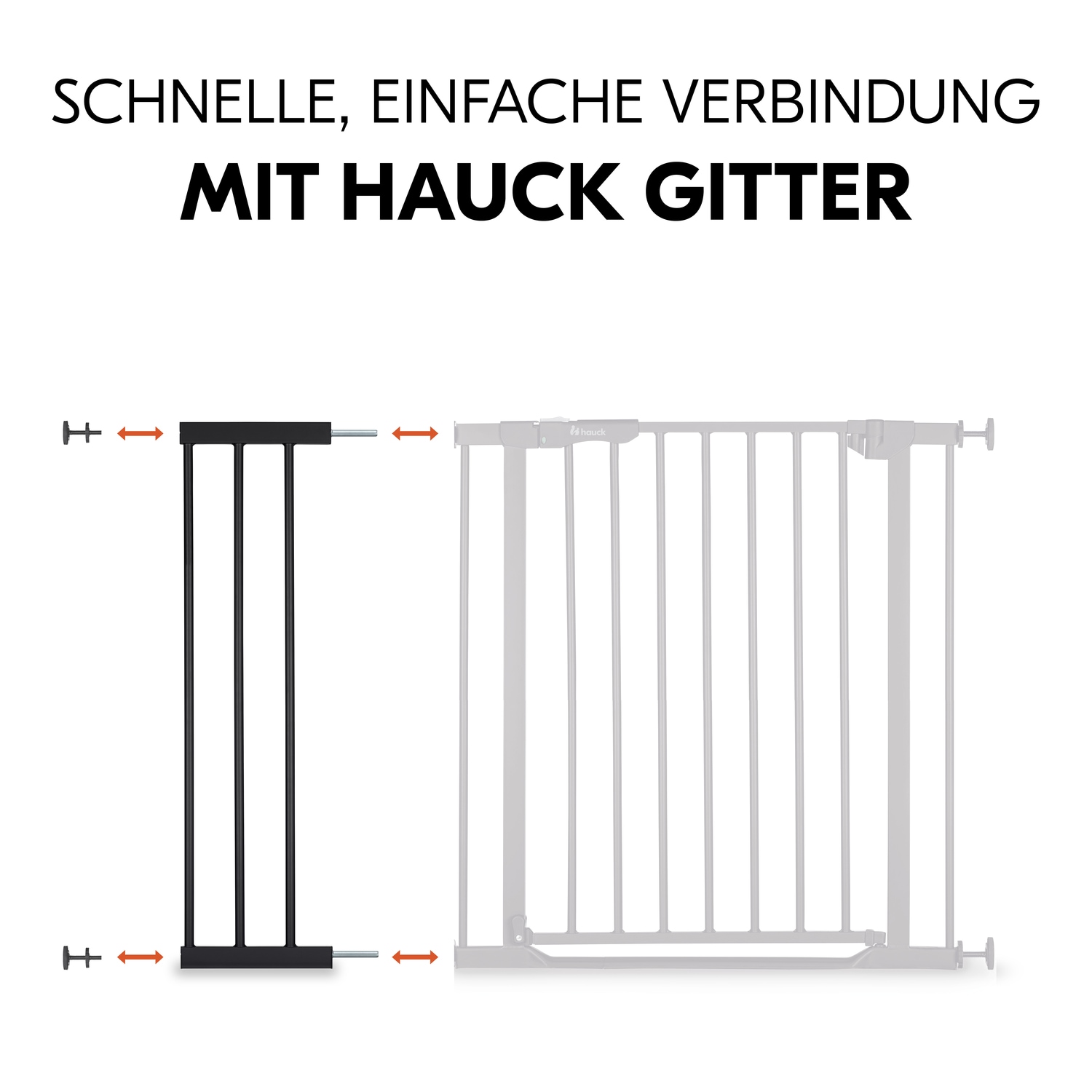 Hauck Verlängerung für Türschutzgitter »Extension, 21 cm, Black«