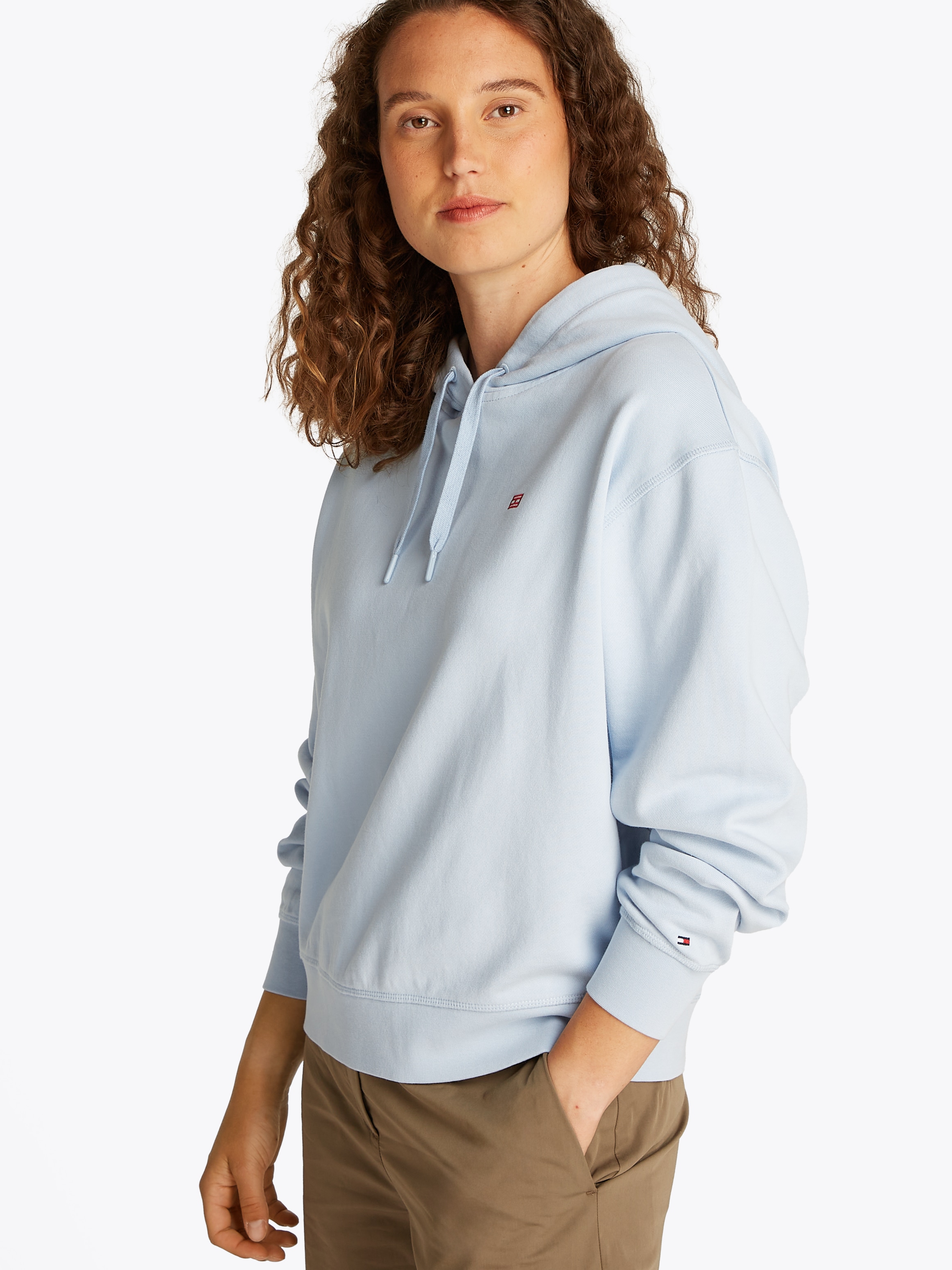 Tommy Hilfiger Hoodie »REG CONTRAST FLAG HOODIE«, mit Logo-Flag