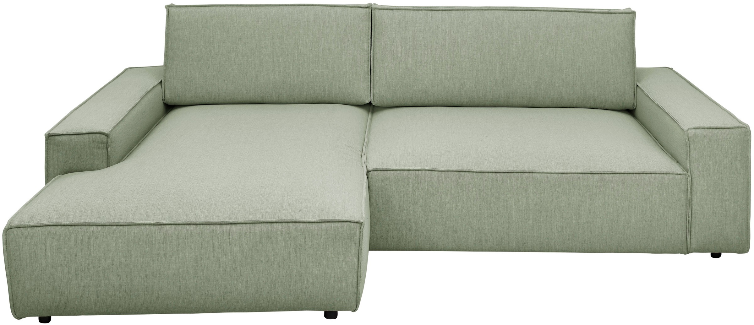 Home affaire Ecksofa »NEU: SHERWOODL XXL 284, Big-Sofa L-Form, tiefe Sitzfläche 95 cm, Cord,«, Leinenoptik, Recamiere rechts/links, auch als Schlafsofa stellbar
