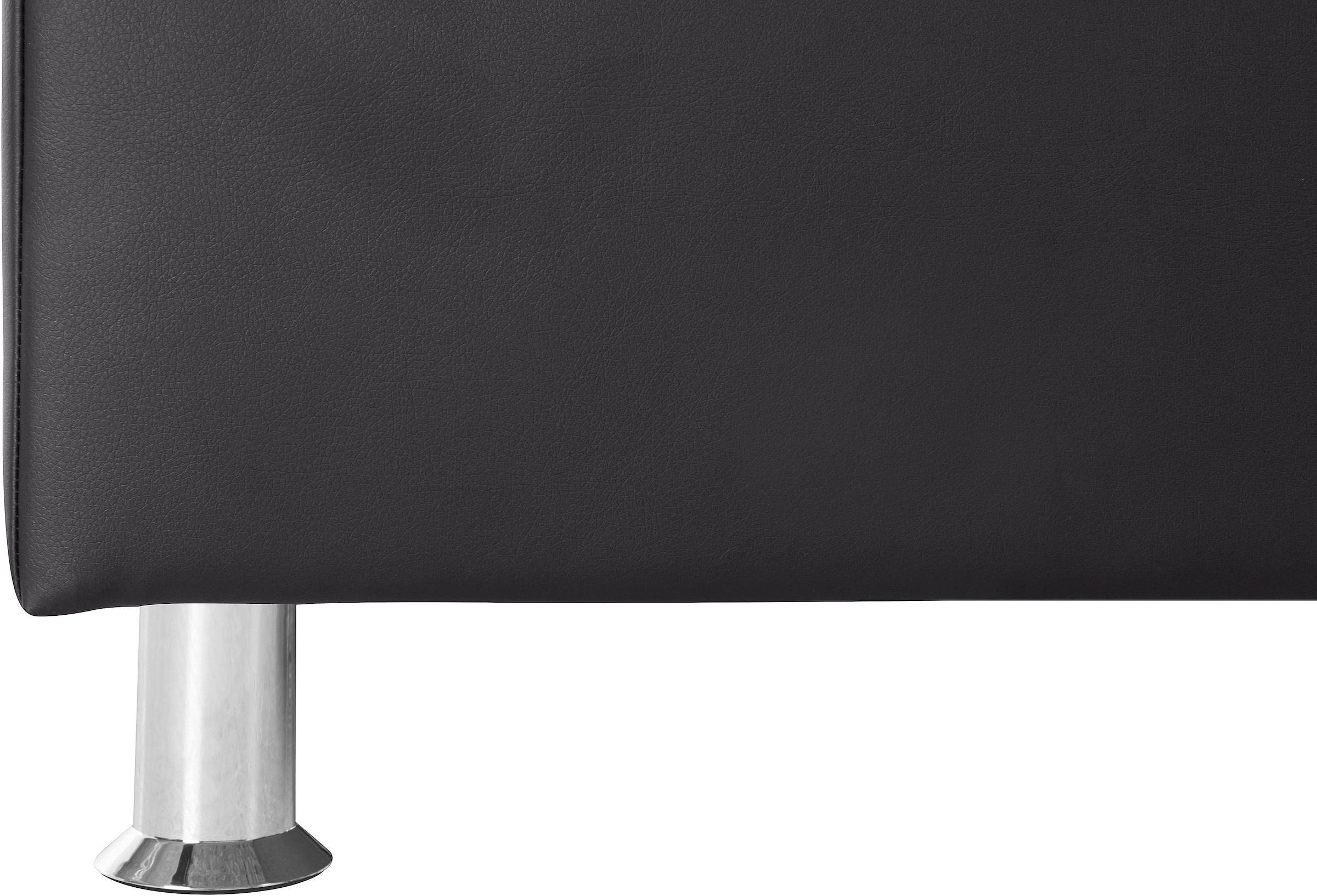 COLLECTION AB Boxspringbett »London, inklusive Topper und Kissen, mit LED-Beleuchtung«, Boxspringbett erhältlich in 90cmx200cm, 140cmx200cm & 180cmx200cm