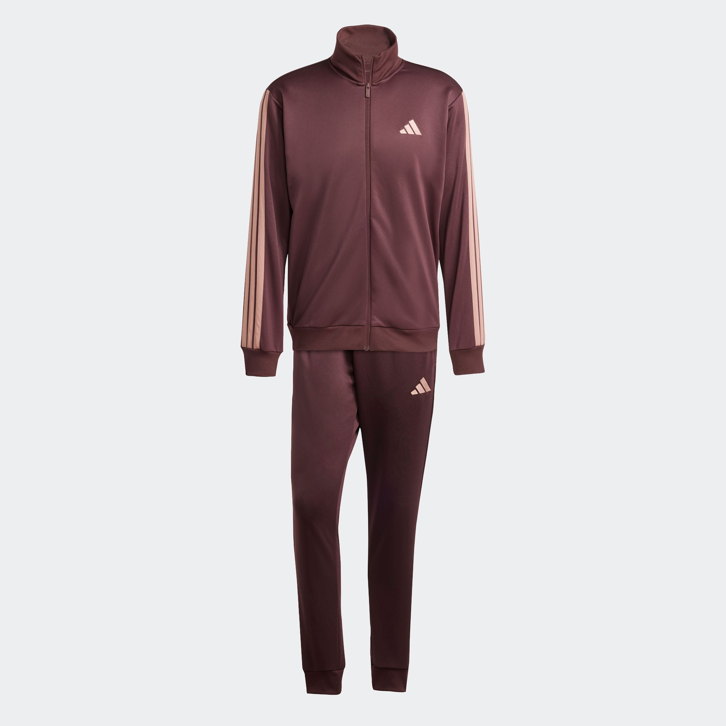 adidas Sportswear Trainingsanzug »M 3S FT TT TS«, (2 tlg.), drei Streifen Tracksuit aus weichem French-Terry-Material