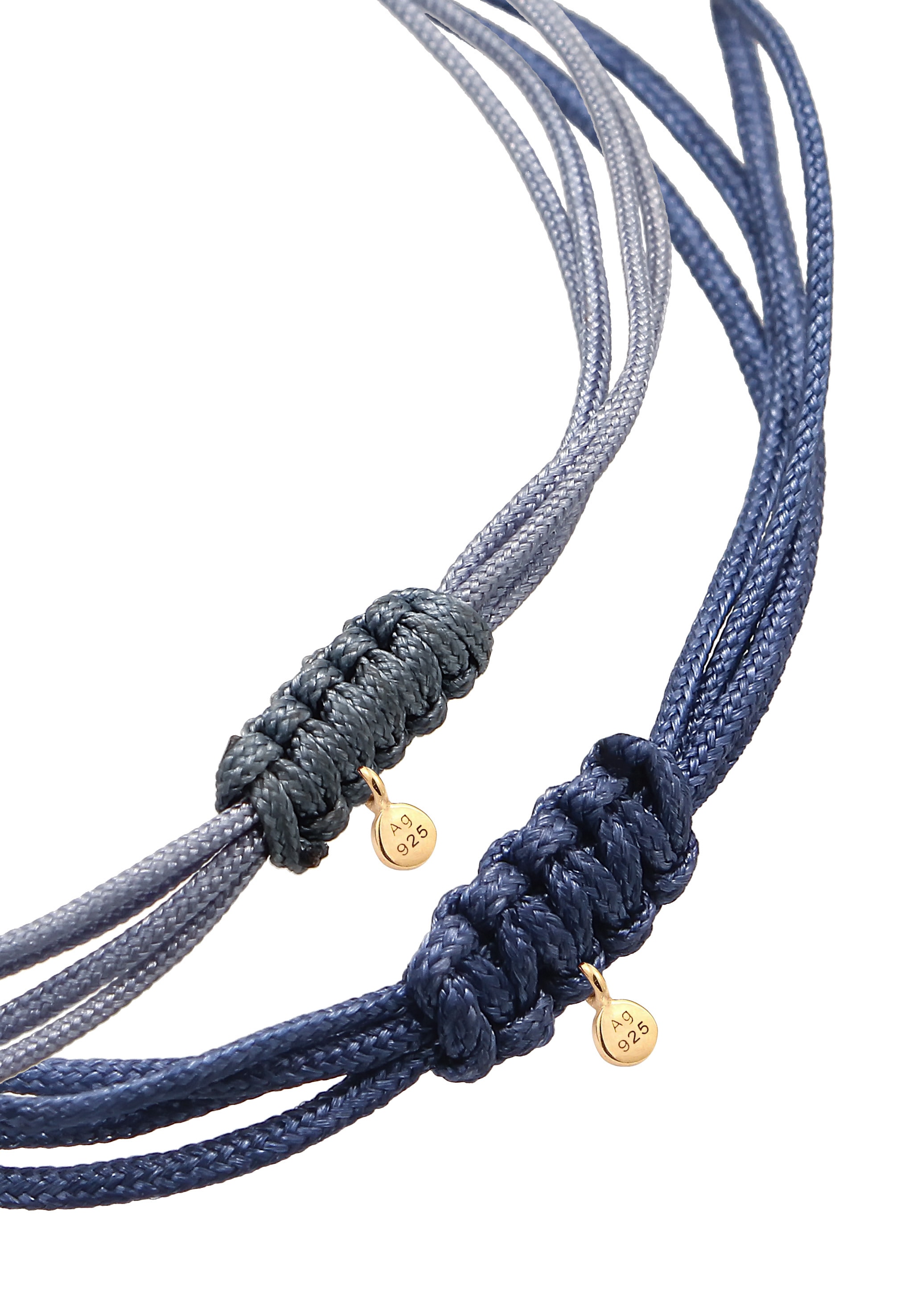 Elli Armketten Set »Armband Kreis Infinity 925 Sterling Silber vergoldet«