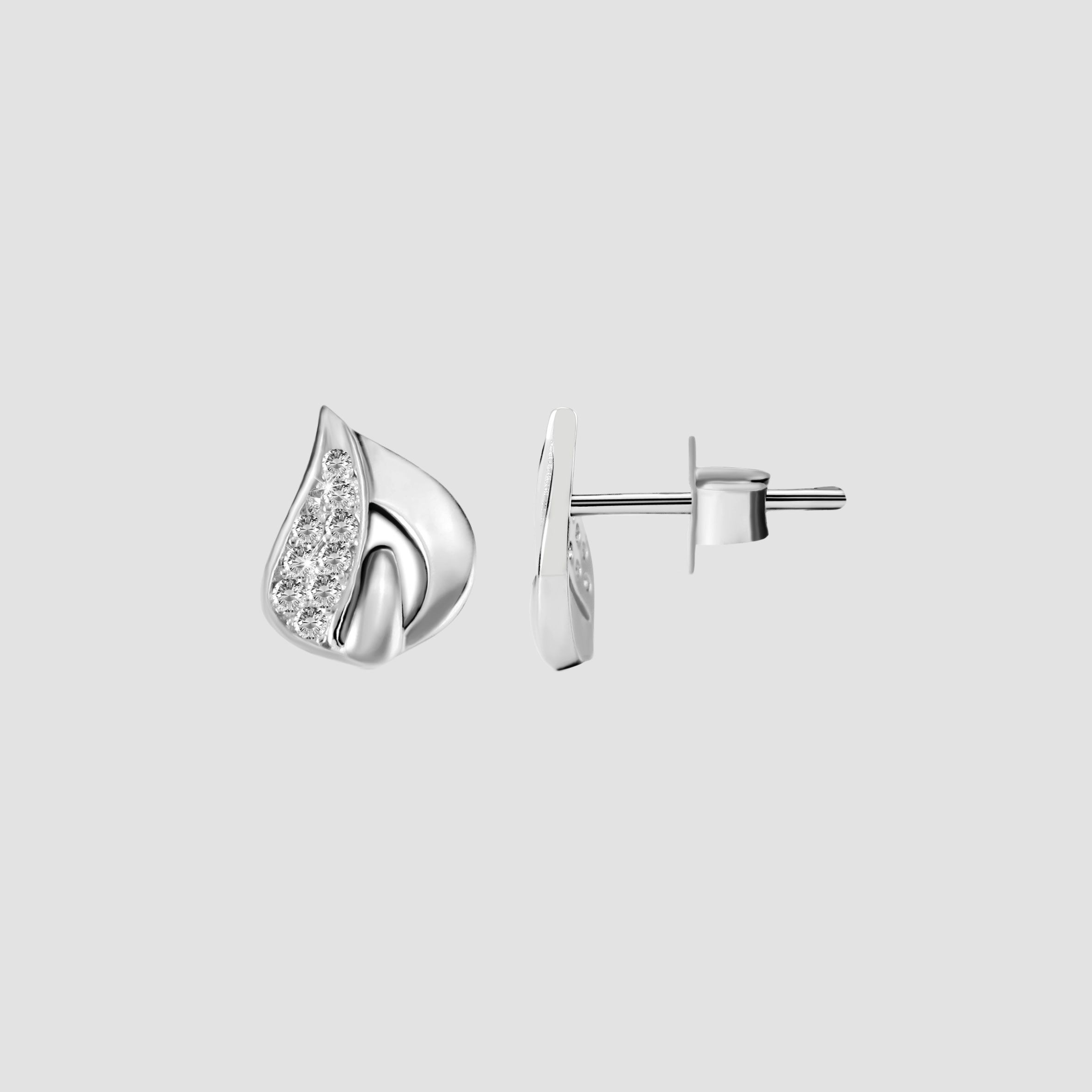 Adelia´s Paar Ohrstecker »Damen Ohrringe ¿ Ohrstecker aus 925 Silber mit Zirkonia«