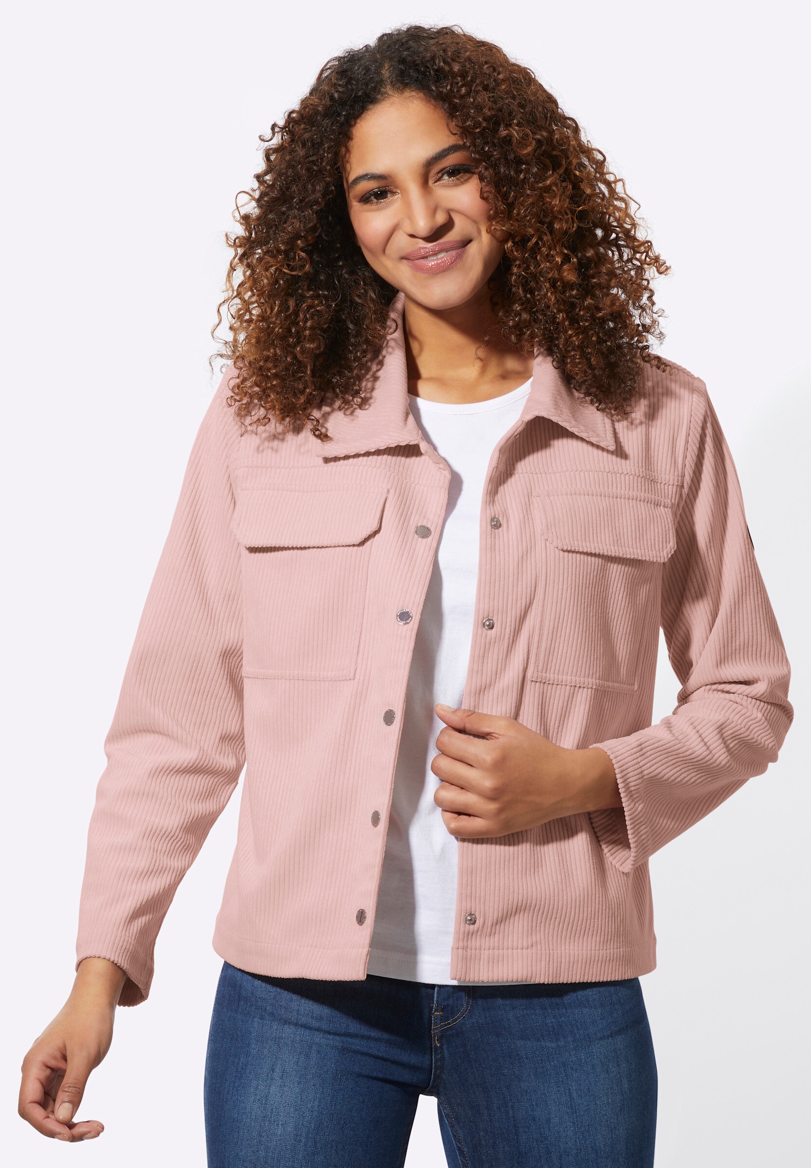 Witt Blusenblazer »Cord-Blazer Cordjacke mit Hemdkragen«