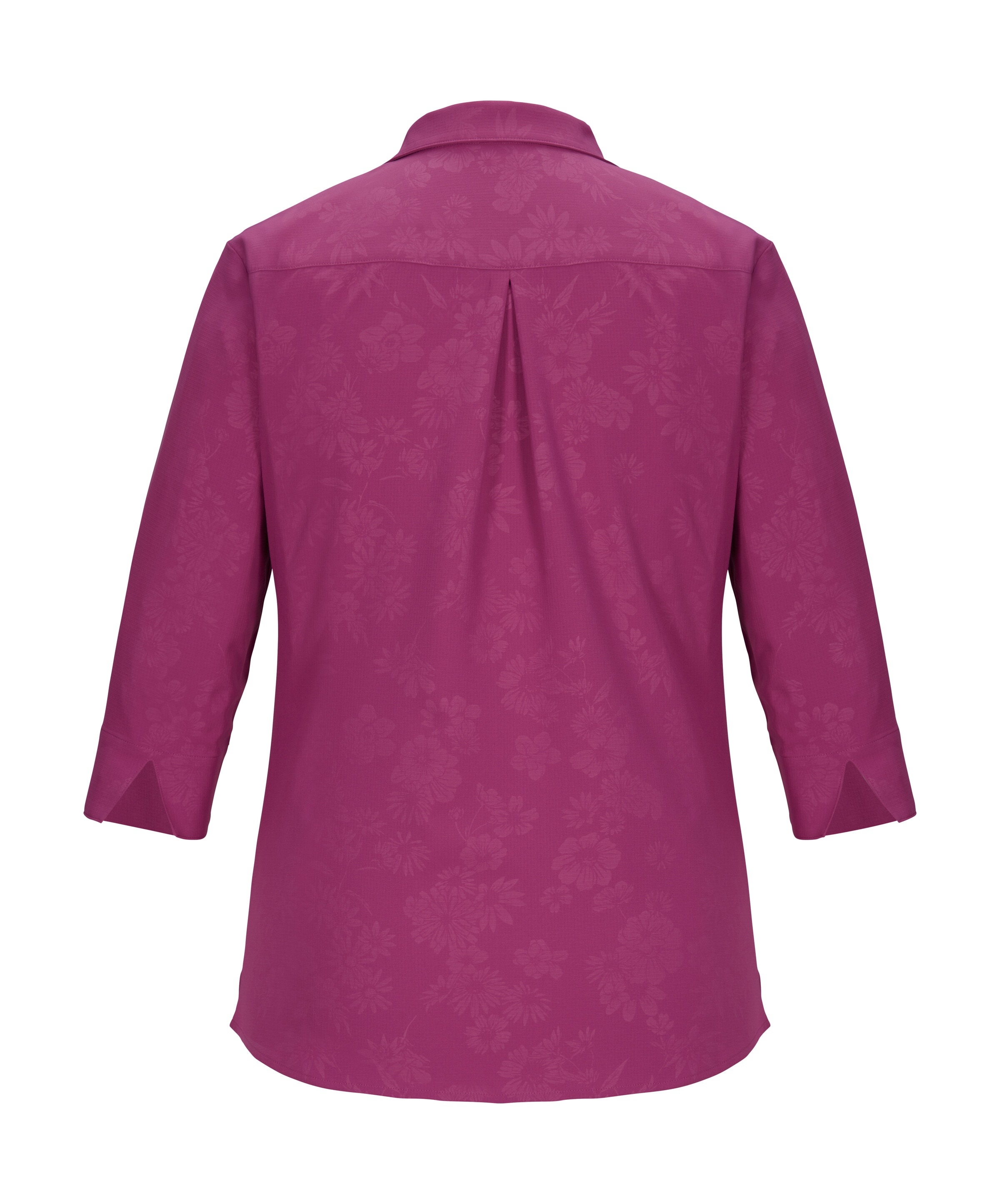 Killtec Funktionshemd »KOS 62 WMN WVN SHRT« Schnelltrocknende Bluse mit floralem Print und Rückenraffung