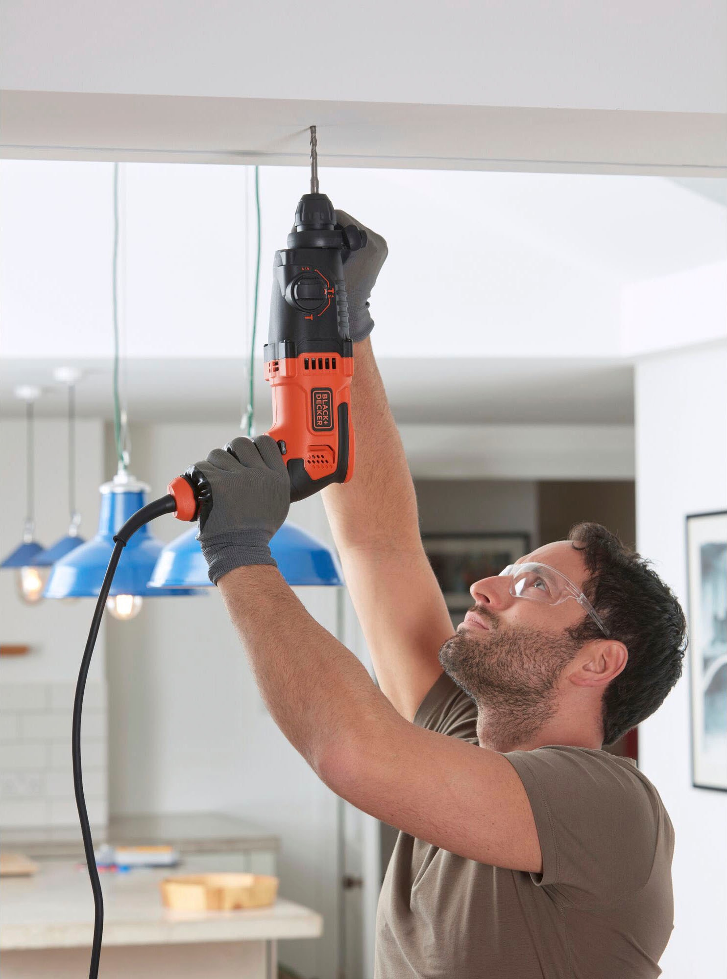 Black + Decker Kombihammer »BEHS01K«, (8 tlg.)