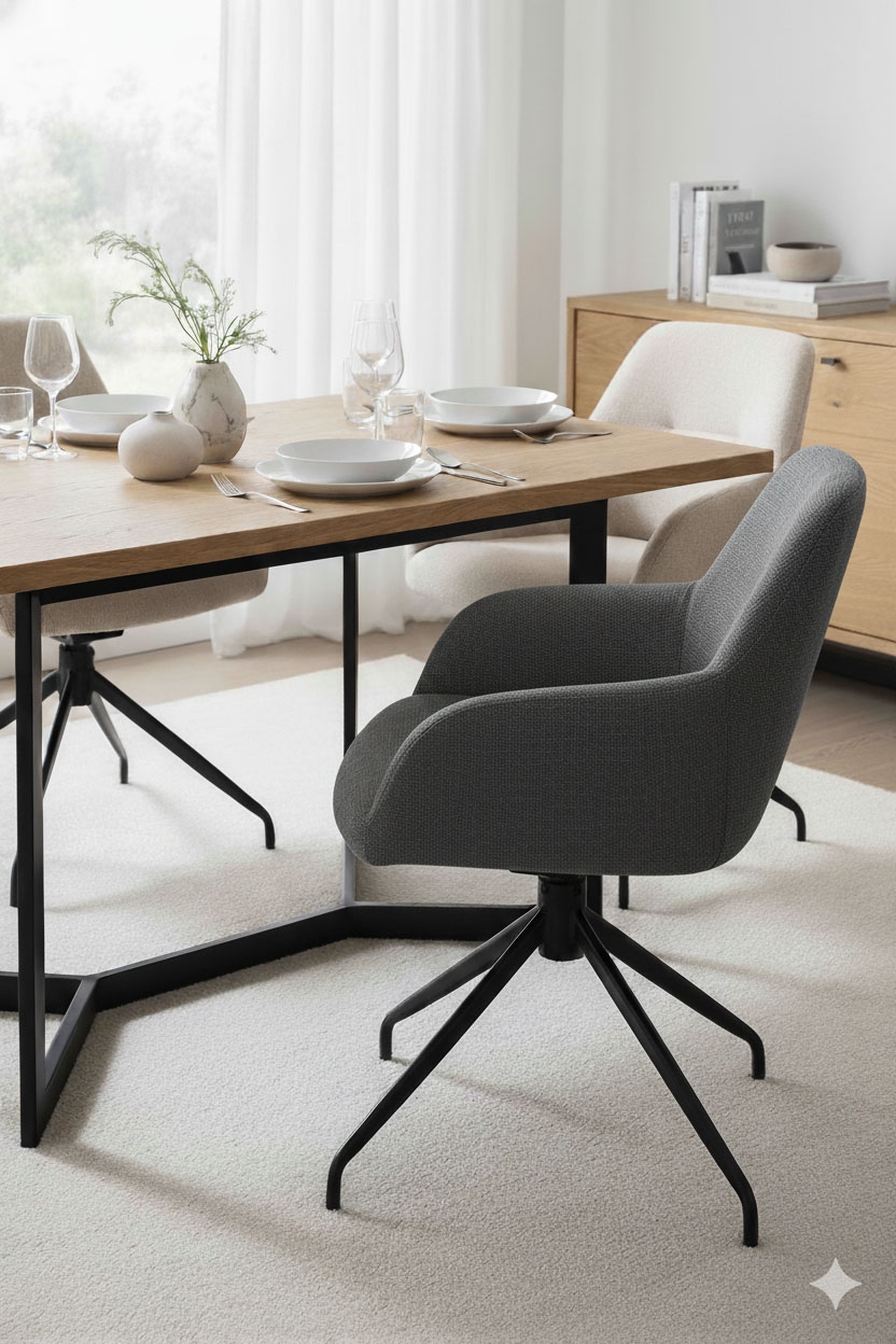 HELA Armlehnstuhl »TRIEST« (Set) 1 Stk.Sessel, 360° drehbar, Gestell abgeknickt, Relaxfunktion, Armlehnen