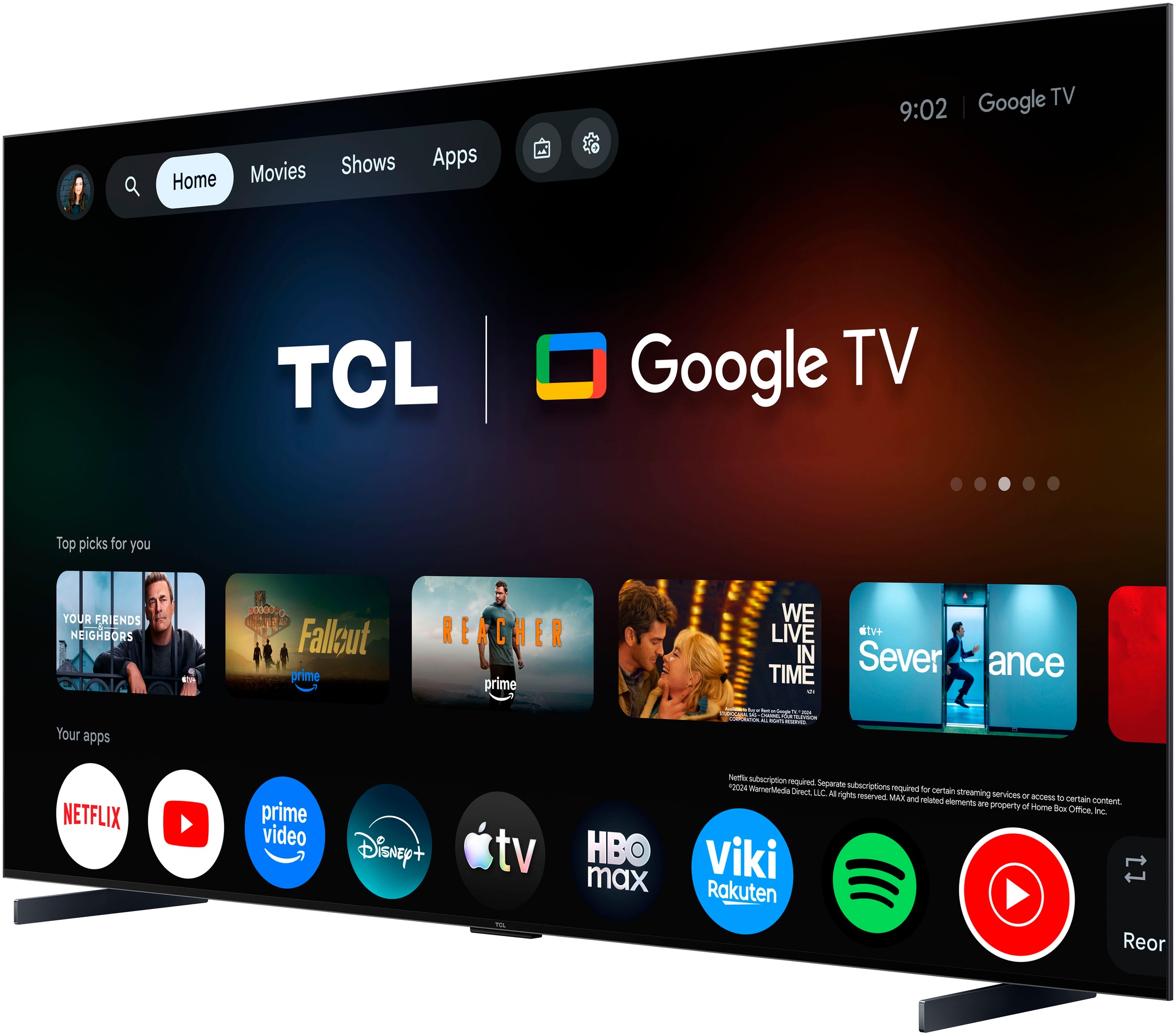 TCL Mini-LED-Fernseher »98RM7LX1« 248 cm/98 ″