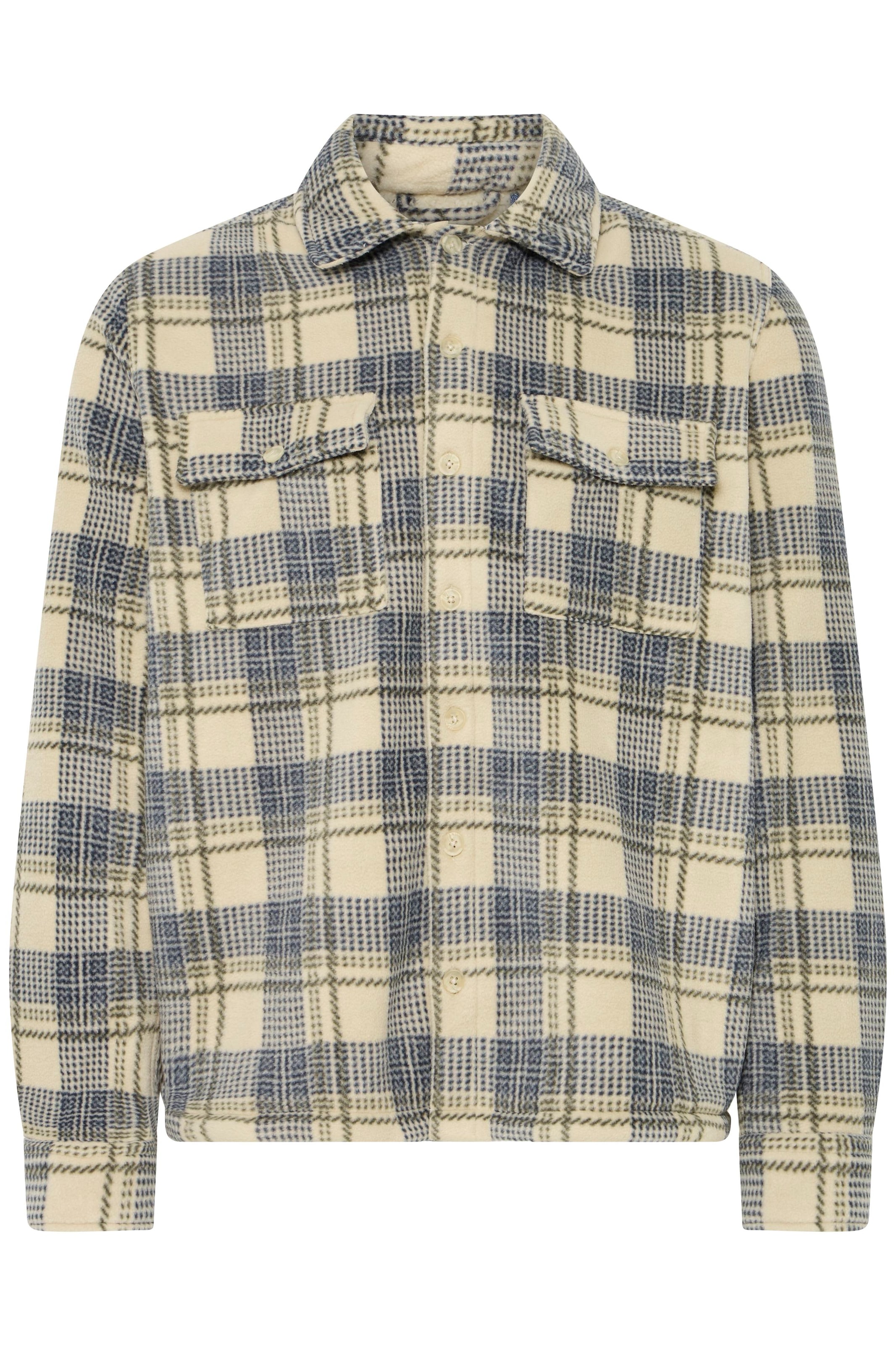 Blend »BHBAKI SHIRT CHECK« Kunstfaser, regular fit
