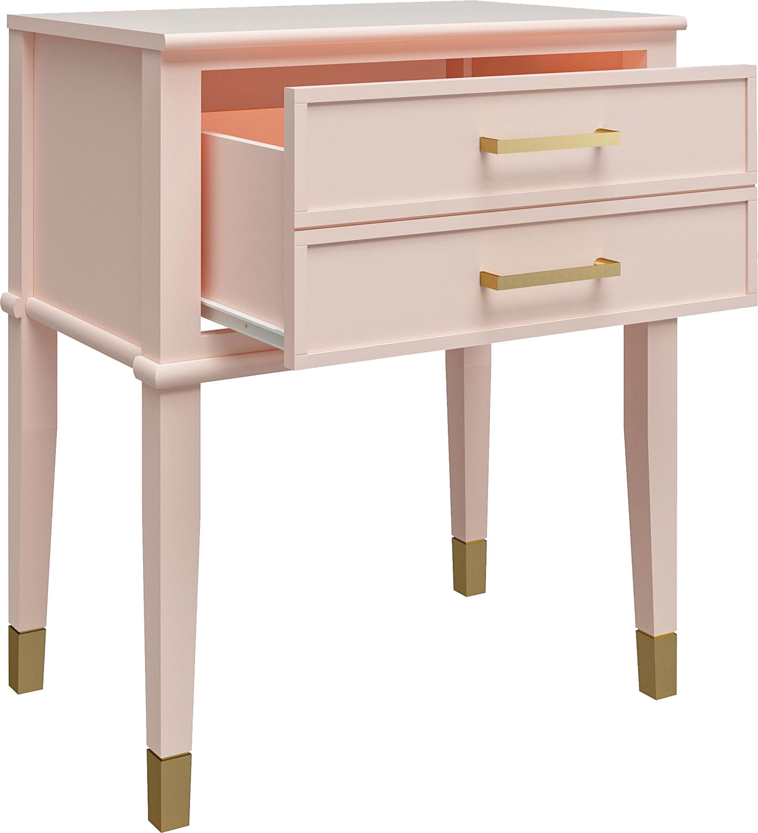CosmoLiving by Cosmopolitan Beistelltisch »Westerleigh«, (1 St.), 1 Schublade, aus pflegeleichtem MDF, Beine aus Massivholz, Höhe 72 cm