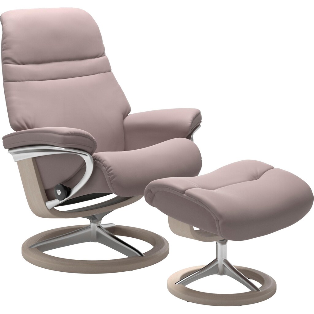 Stressless® Fußhocker »Sunrise«, mit Signature Base, Gestell Whitewash