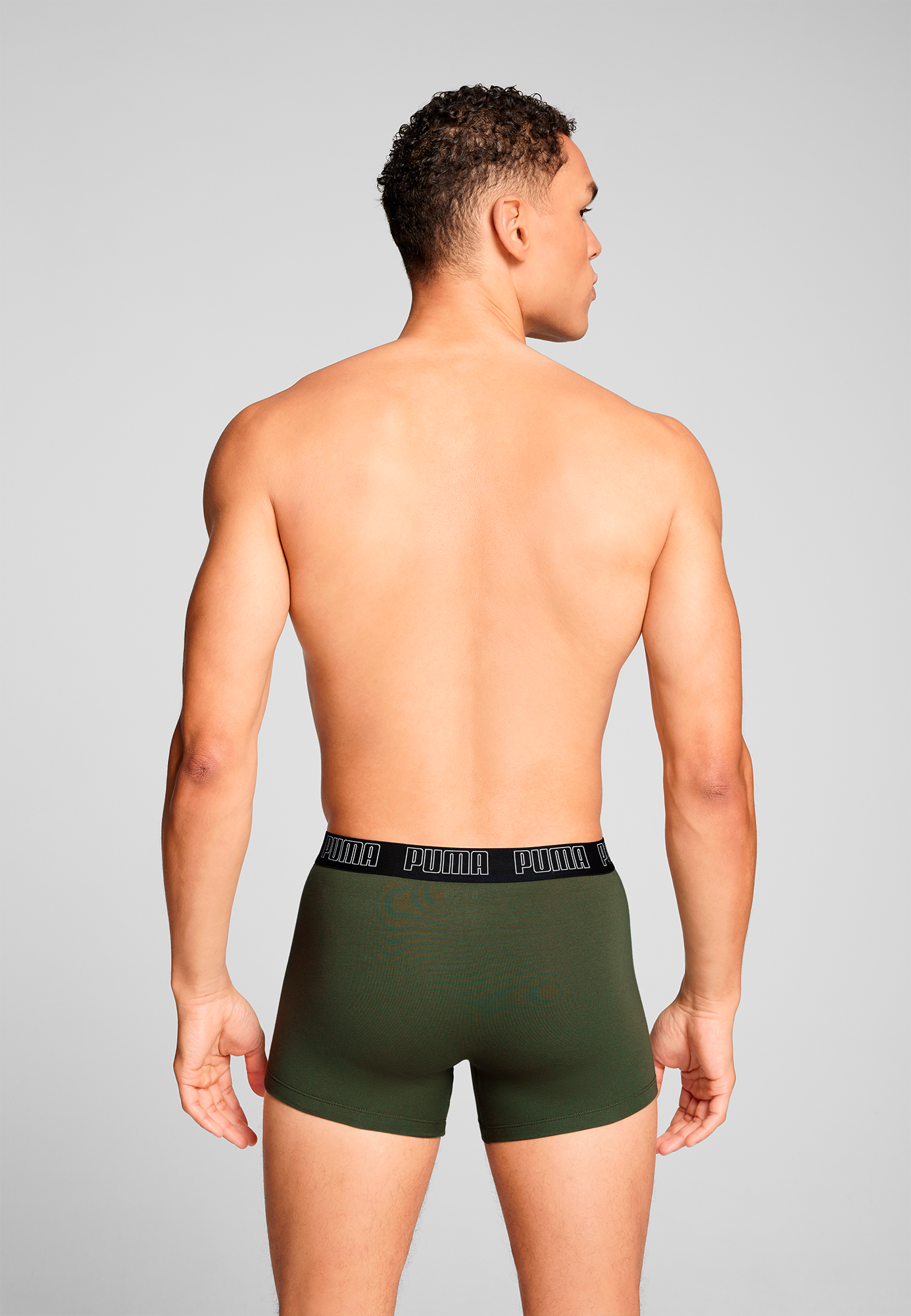 PUMA Trunk »PUMA MEN EVERYDAY TRUNKS 2P« Packung, 2er Pack,  mit kontrastfarbigem Webbund