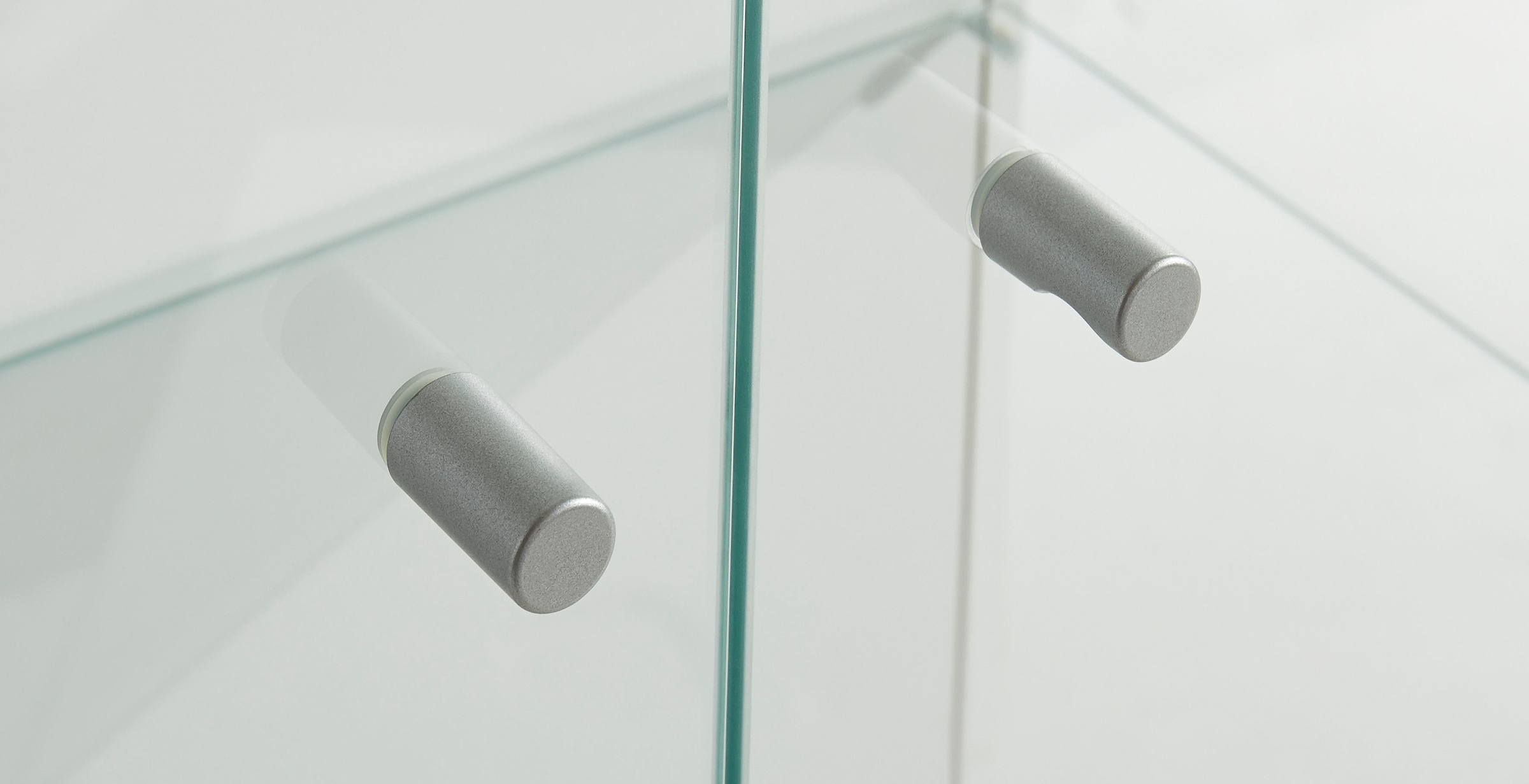 fif möbel Vitrine »OPTIMA«, Standvitrine/Glasvitrine 2x Glastür,perfekt für Sammler,Sammlervitrine