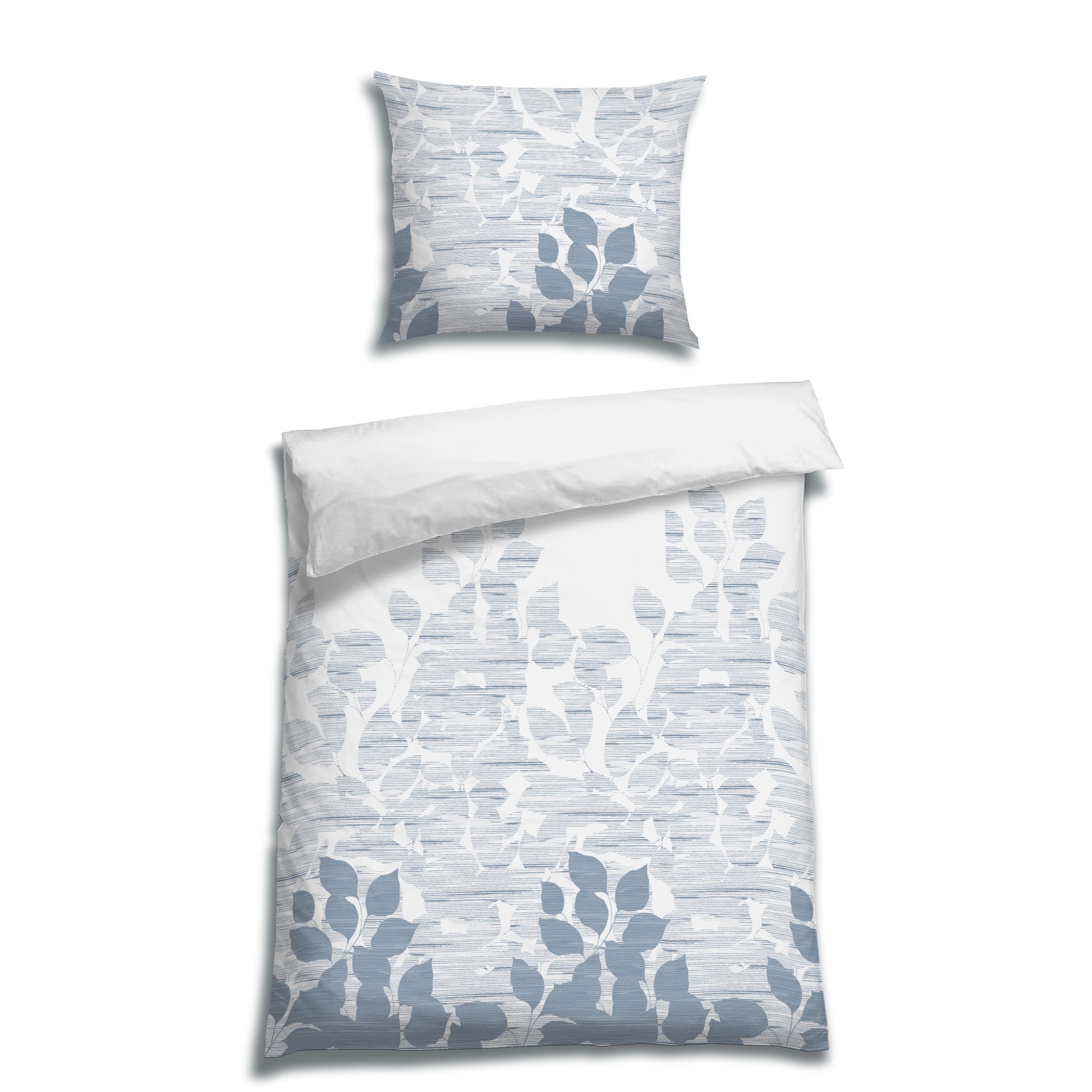 Florella Bettwäsche »»Barlin jeans« Flausch-Flanell,  100% Baumwolle«