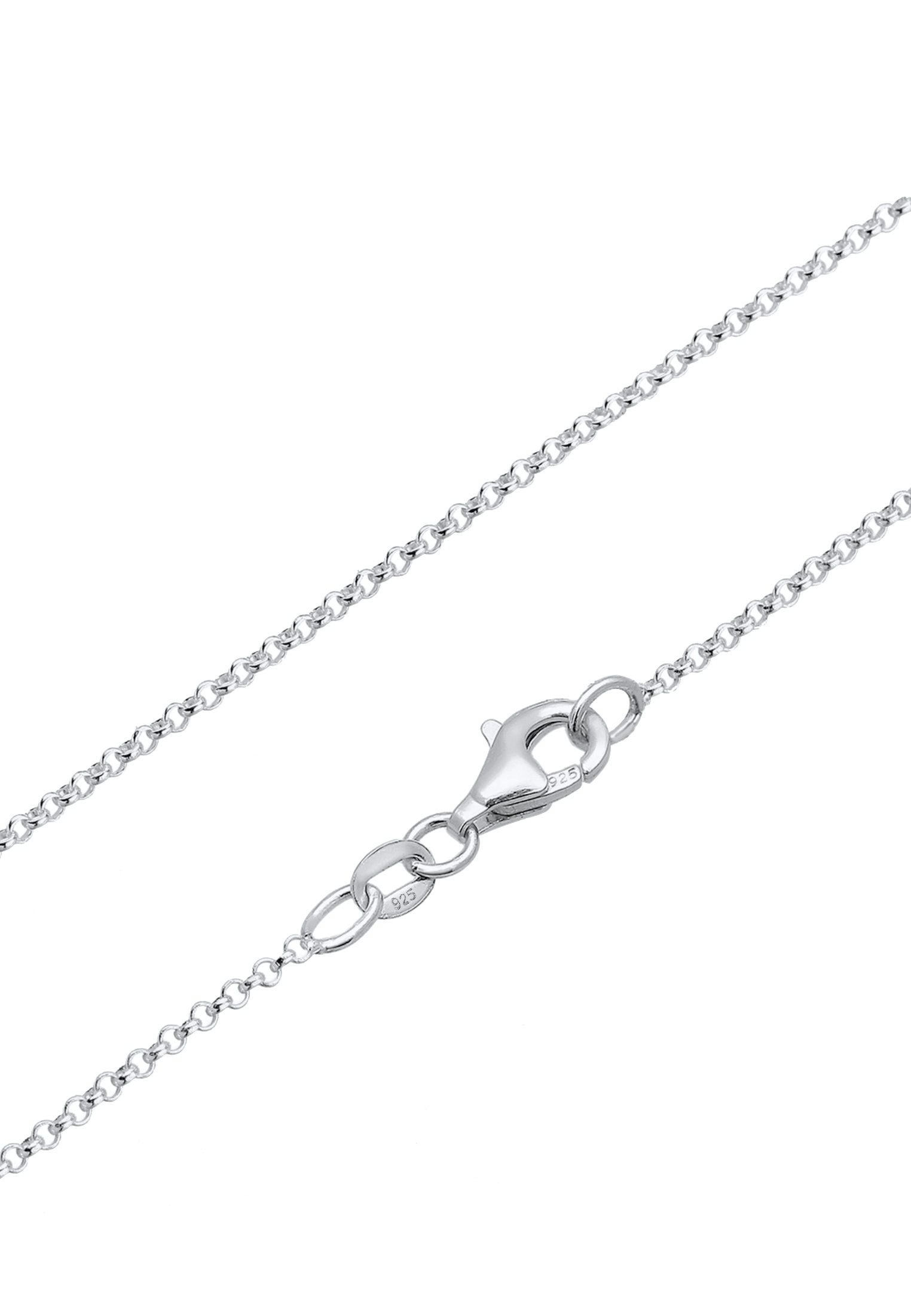 Elli Kette mit Anhänger »Halskette Münze Plättchen Coin Vintage Antik 925er Silber«