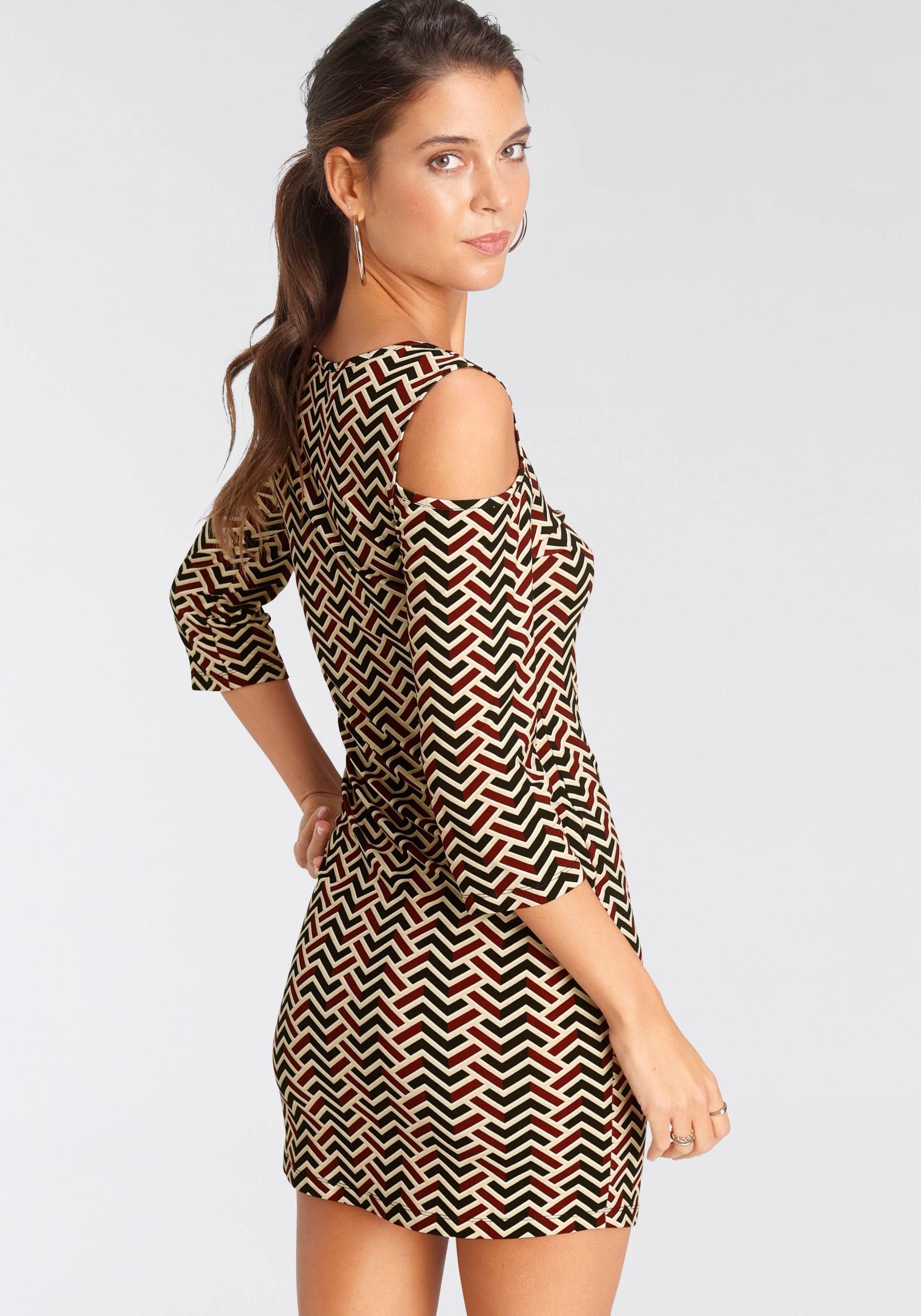 Melrose Jerseykleid, mit OTTO Cut-Out im Schulter Online Shop