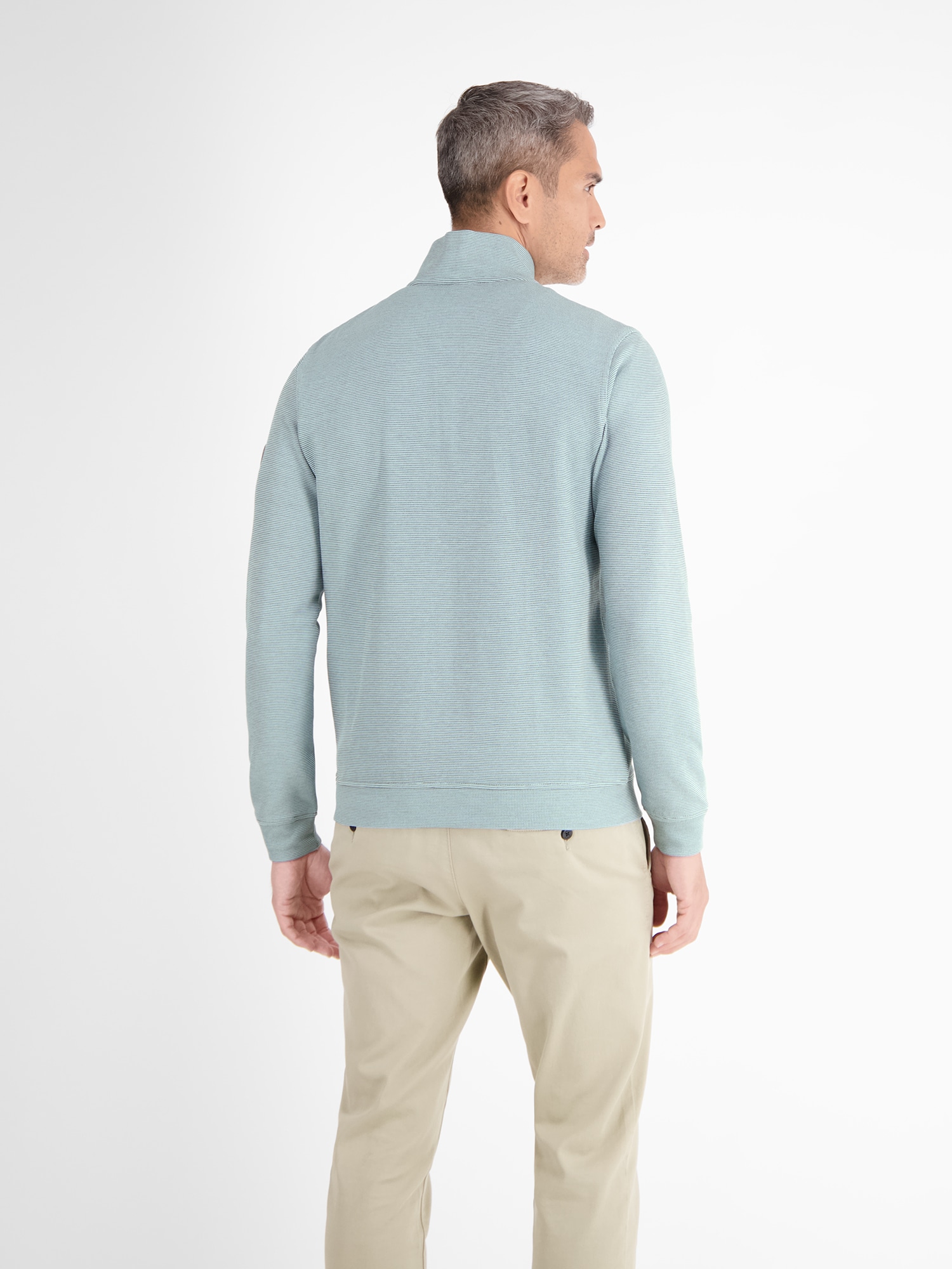 LERROS Sweatshirt »LERROS Unifarbener Sweattroyer für Herren«